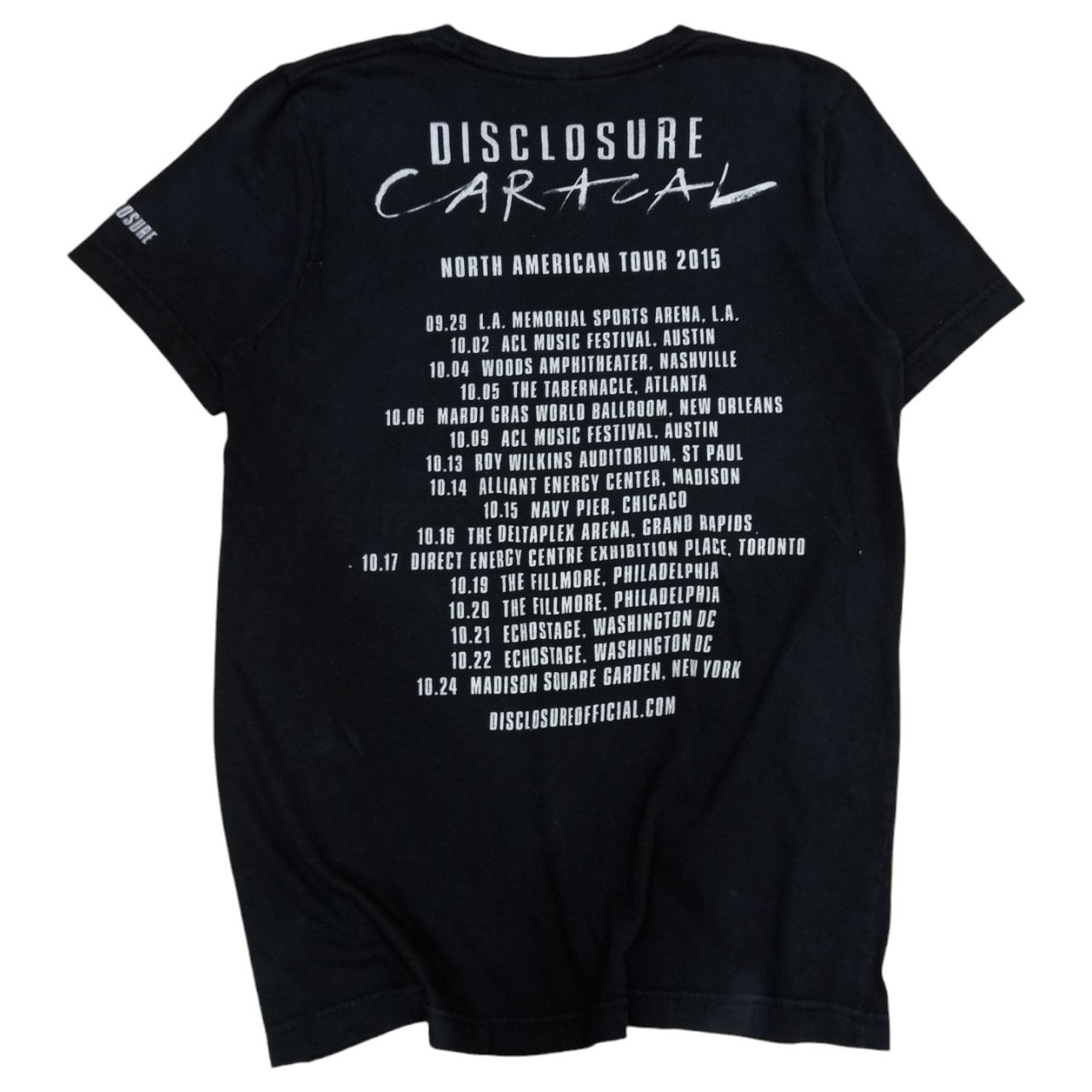 Band Tees Disclosure "Caracal" North American Tour 2015 Size US M / EU 48-50 / 2 - 2 Thumbnail