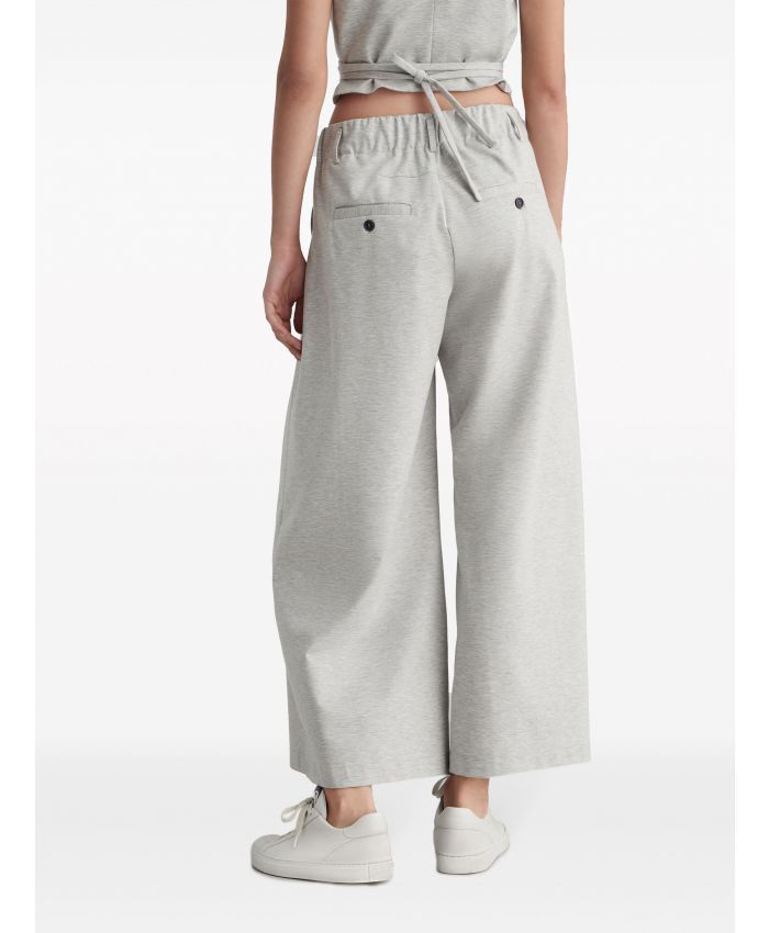 Brunello Cucinelli o1la1rc1a0425 Lady Sport Pants in Light Grey Size 26" / US 2 / IT 38 - 3 Thumbnail