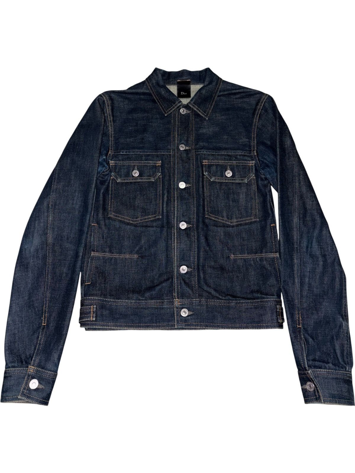 Dior 2000s Dior Homme Jacket Type 2 Denim Made in Japan kva hedi Size US S / EU 44-46 / 1 - 3 Thumbnail