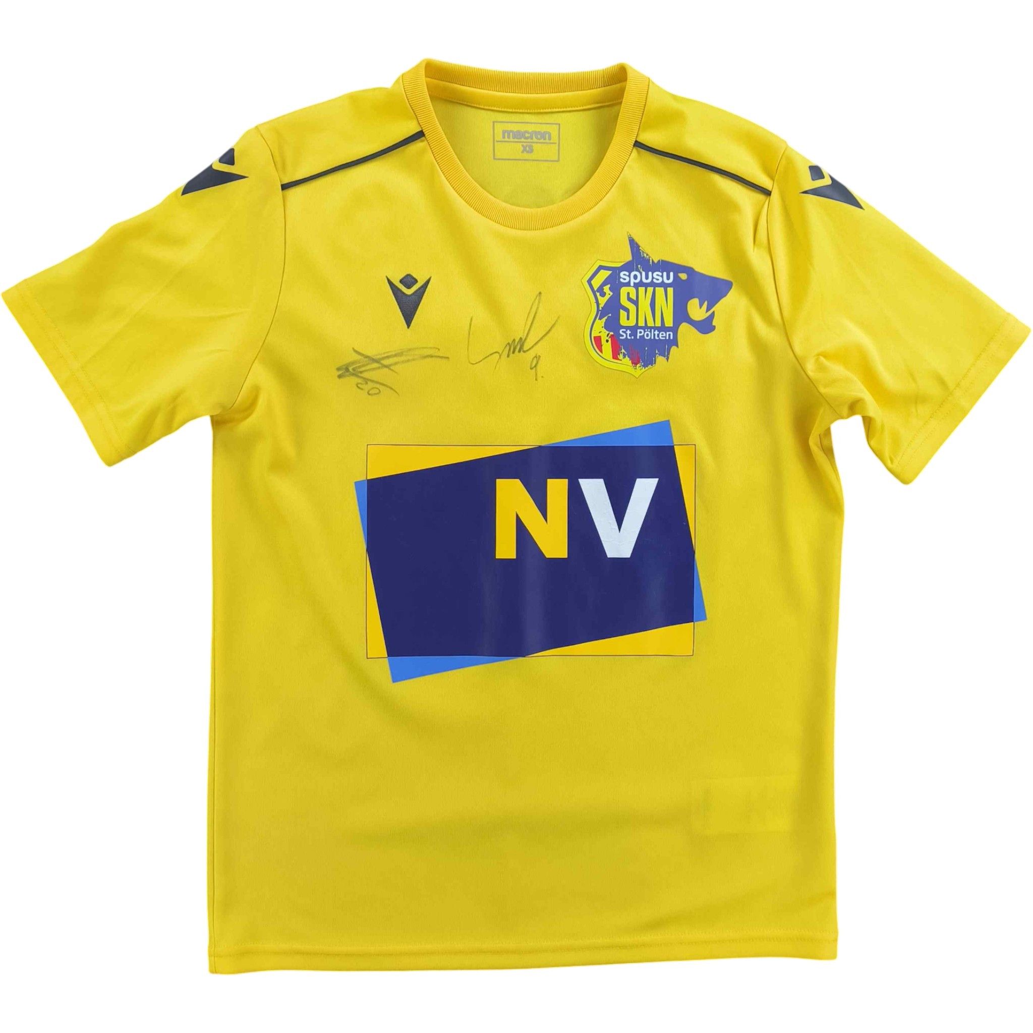 Macron SIGNED St. Pölten 2019-20 Macron training football jersey XS Size US XS / EU 42 / 0 - 1 Thumbnail