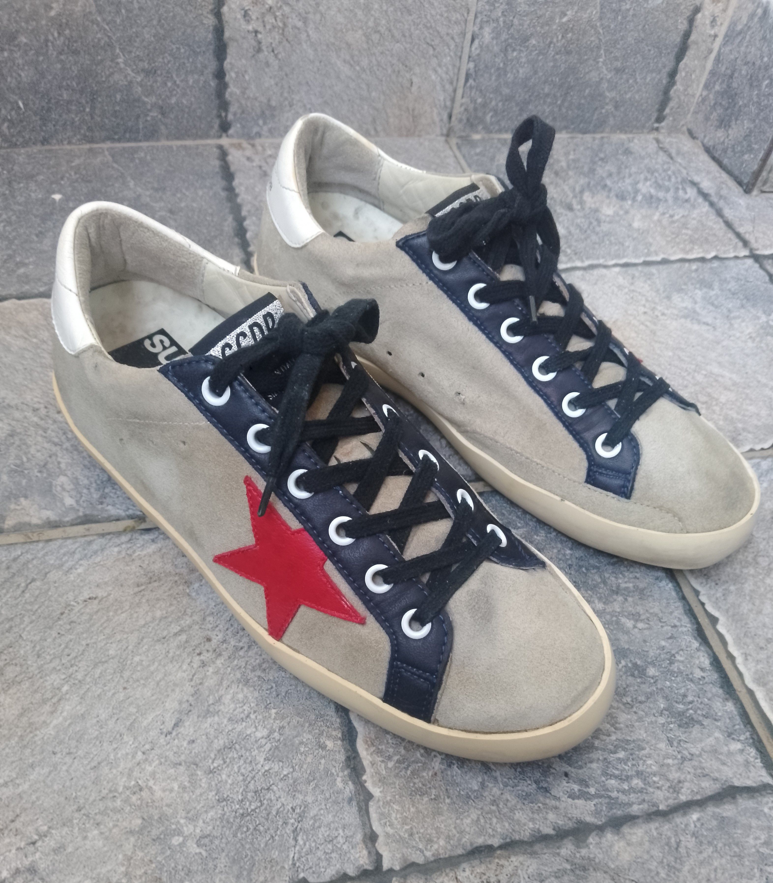 Golden Goose superstar suede low top sneakers Size US 9 / IT 39 - 21 Thumbnail