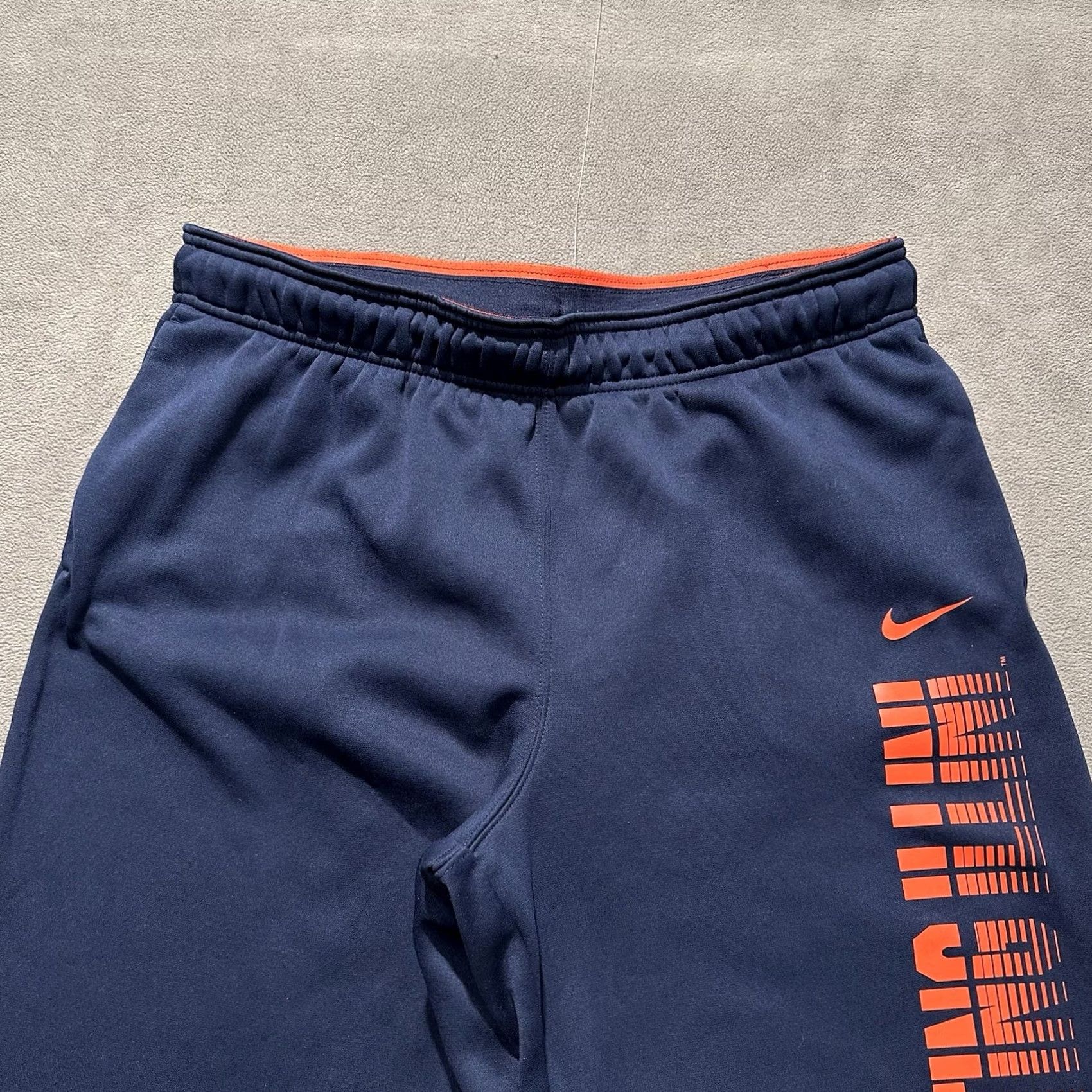 Nike Nike Dri-FIT Fighting Illini Pants Mens L Blue Sweatpants, Athletic, Pockets, 30" Inseam, 34" Waist, Fleece, Tapered, Regular, Vinyl? Size US 34 / EU 50 - 3 Thumbnail