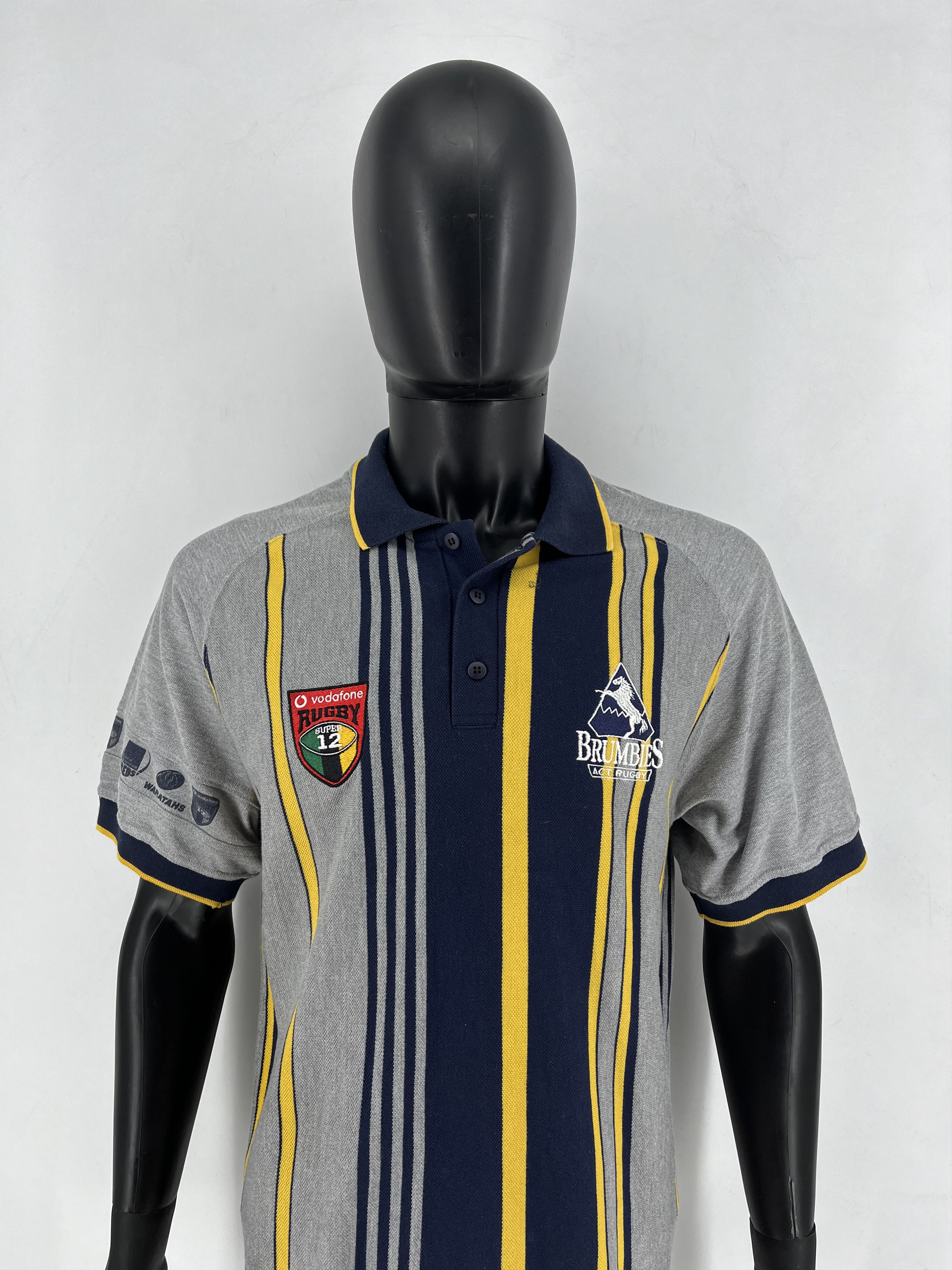 Vintage Vintage Coopers ACT Brumbies Licensed Super 12 Polo Shirt Size US M / EU 48-50 / 2 - 2 Thumbnail