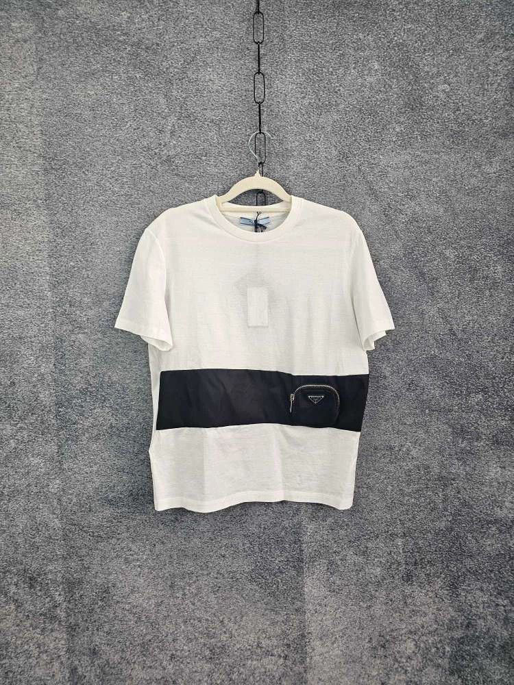 Prada Color Block Short Sleeve T-Shirt Size US S / EU 44-46 / 1 - 1 Thumbnail