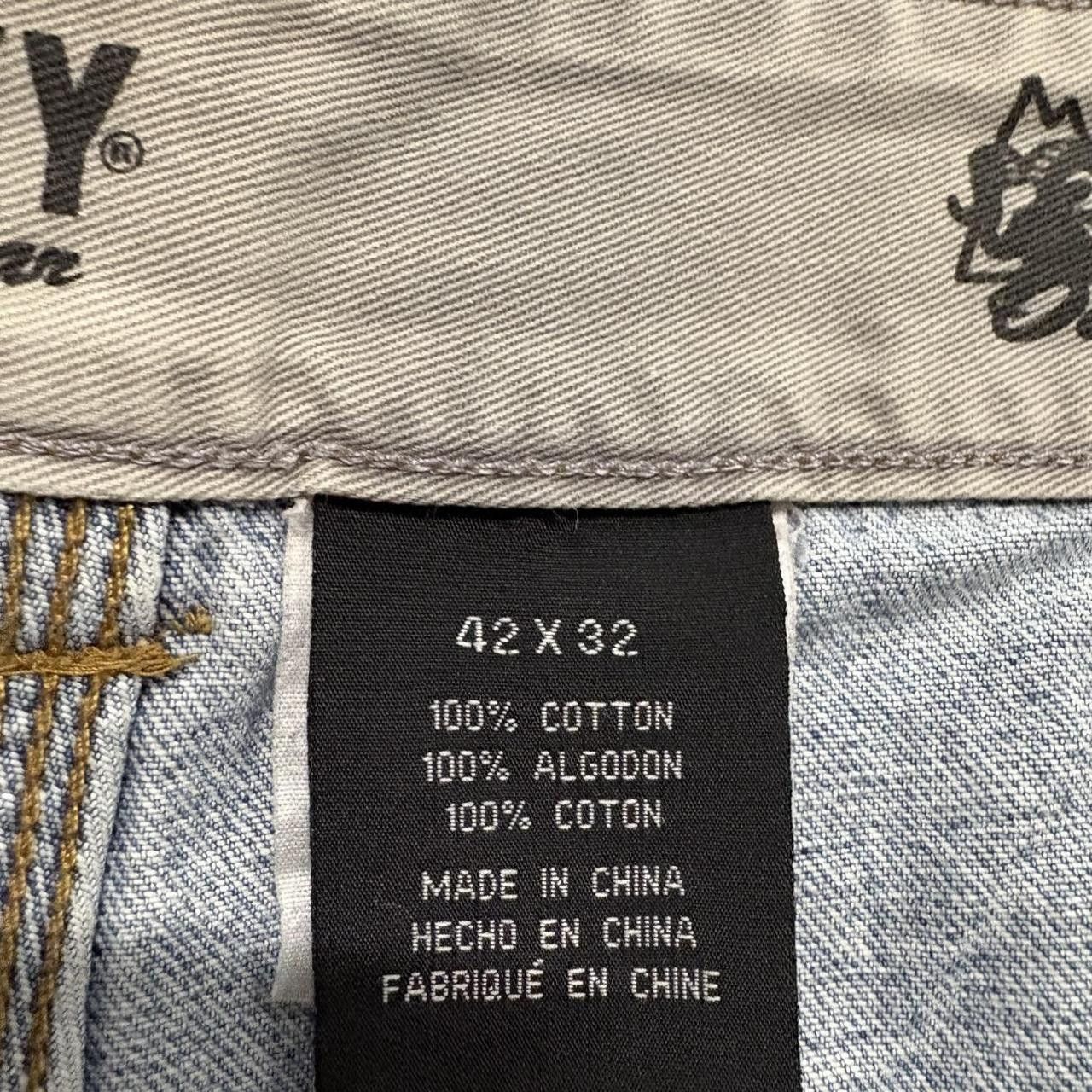 Vintage Crazy Vintage Y2K/2000s Baggy Workwear Carpenter Style Skater Medium Wash Denim Jeans! Size US 42 / EU 58 - 8 Thumbnail