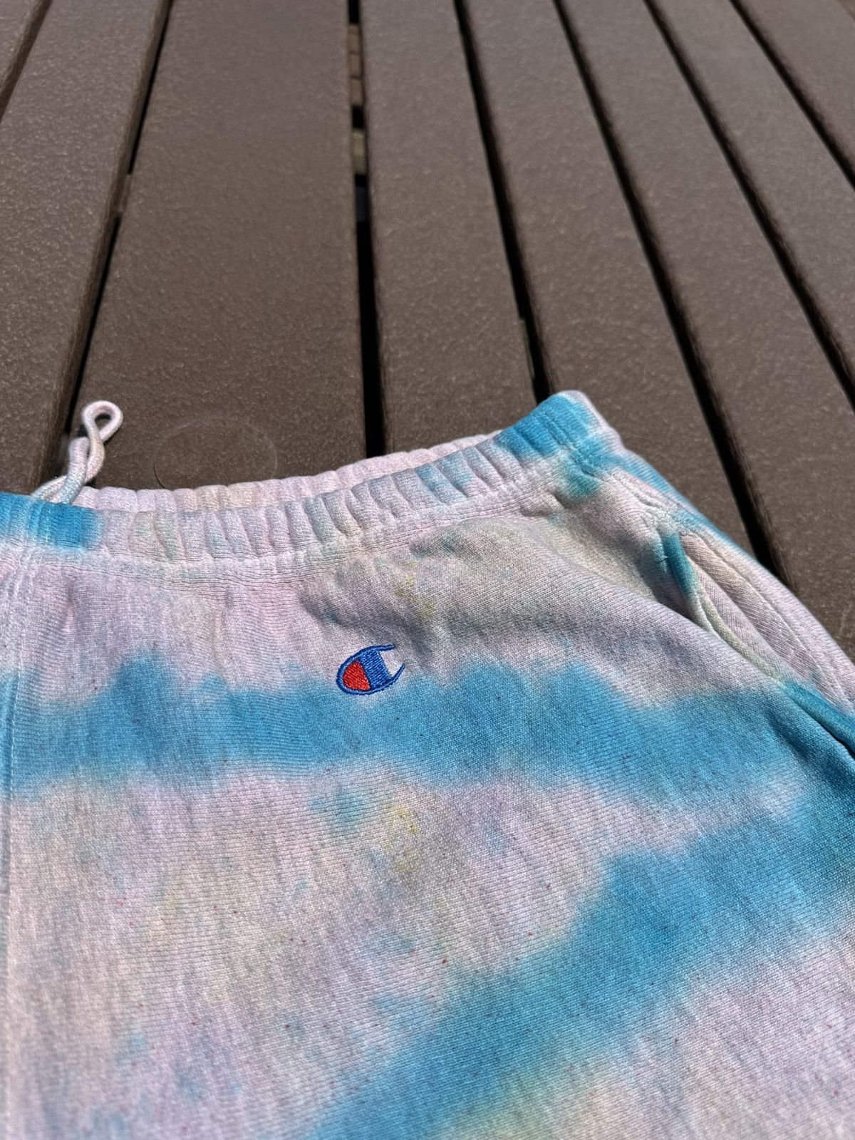 Champion 1990s Vintage Tie-Dye Champion Reverse Weave Sweatpants Size US 32 / EU 48 - 2 Thumbnail