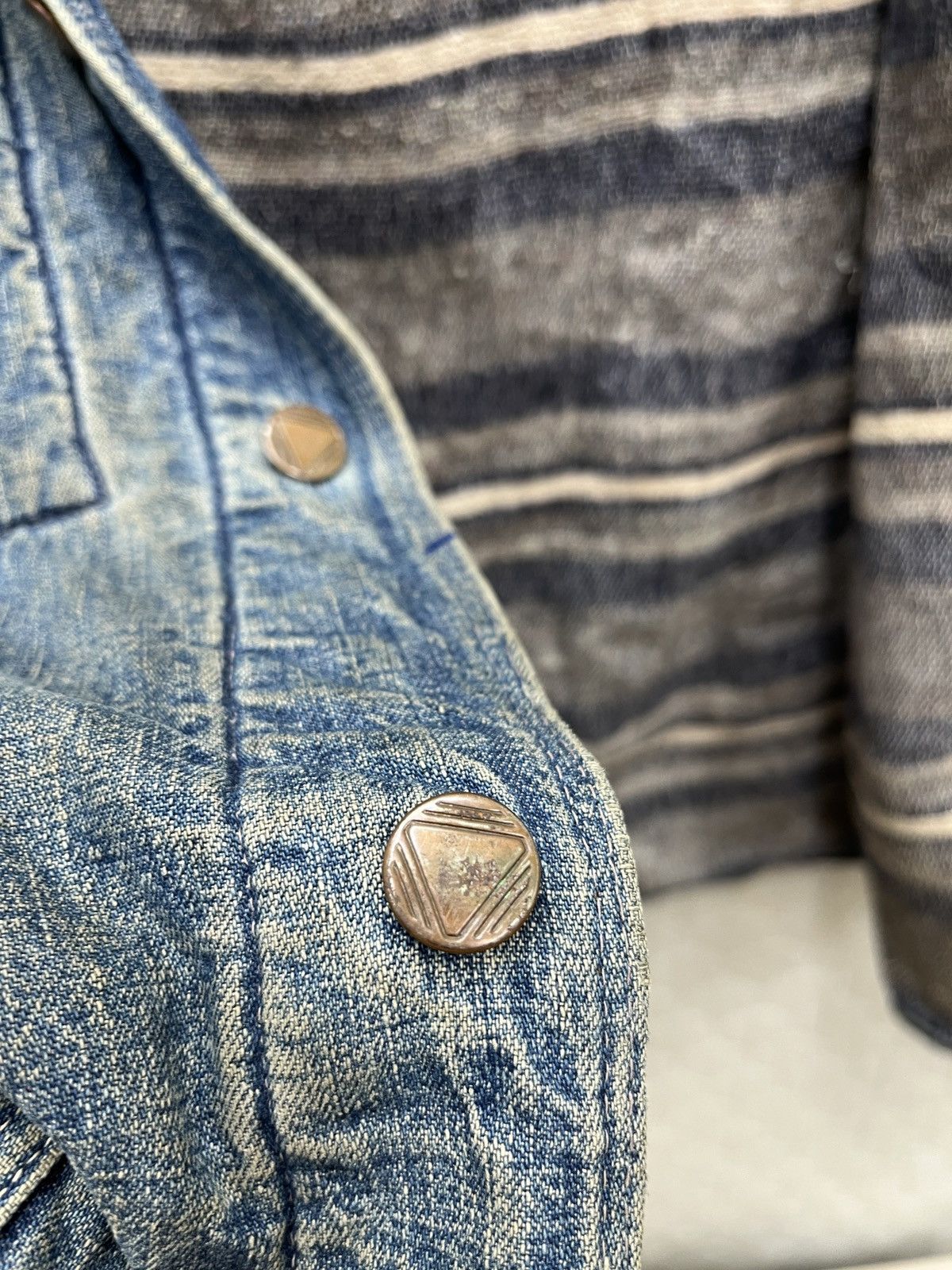 Sears 🔥🔥🔥STEALS VTG SEARS DENIM VEST REWORKED Size US S / EU 44-46 / 1 - 13 Thumbnail