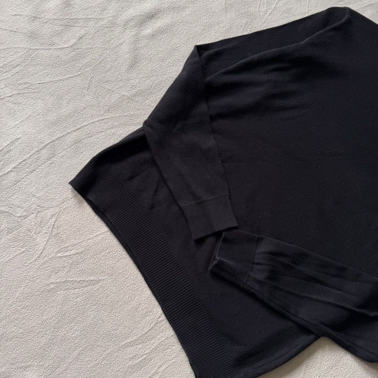agnes b. Agnès B. Asymmetrical Snap-Button Mock Neck Knit Sweater Size US S / EU 44-46 / 1 - 4 Thumbnail