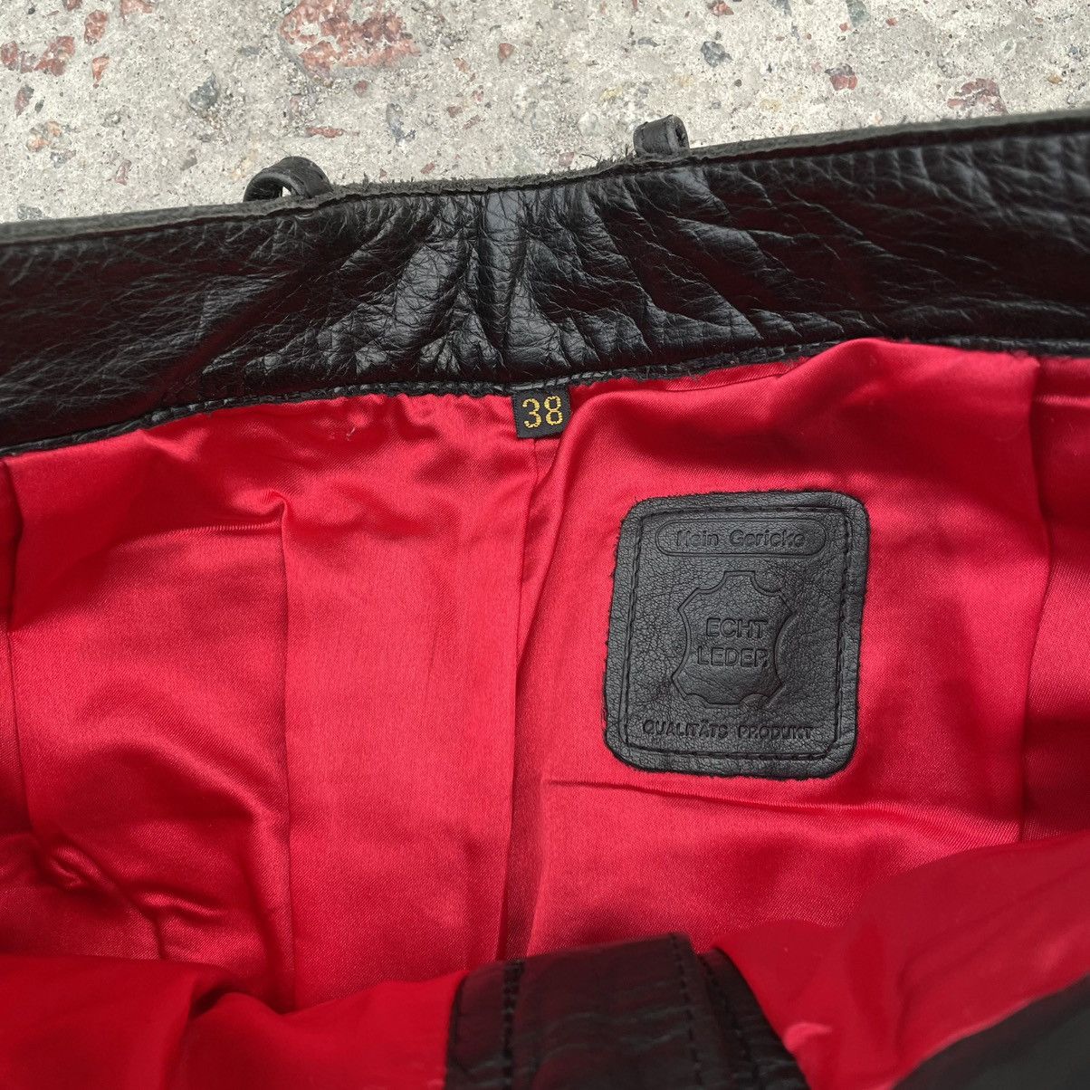 Vintage Vintage Moto Pants 38 Real Leather Y2K 90s USA Style Size 26" / US 2 / IT 38 - 5 Thumbnail