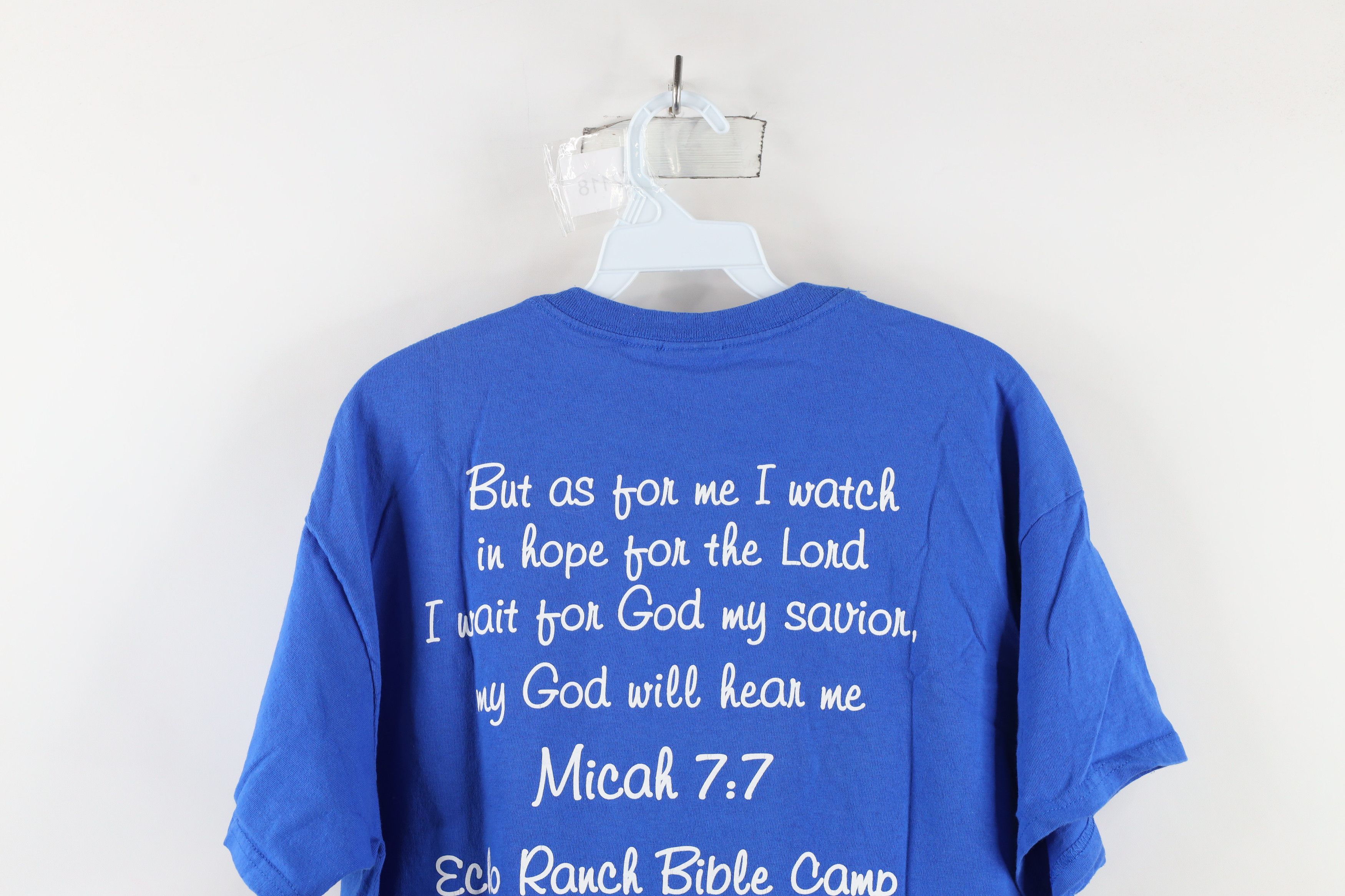 Vintage Vintage Echo Ranch Bible Camp Short Sleeve T-Shirt Blue Size US L / EU 52-54 / 3 - 10 Thumbnail