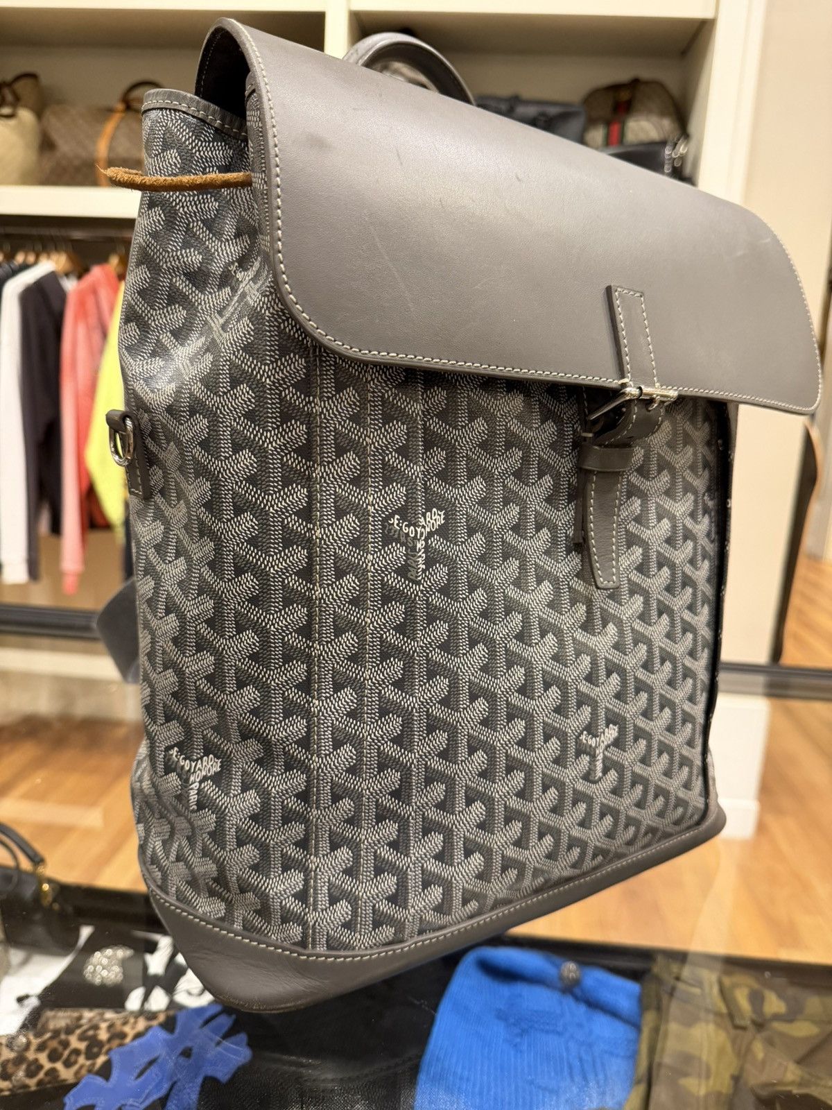 Goyard Goyard Alpin Backpack Grey Size ONE SIZE - 2 Thumbnail