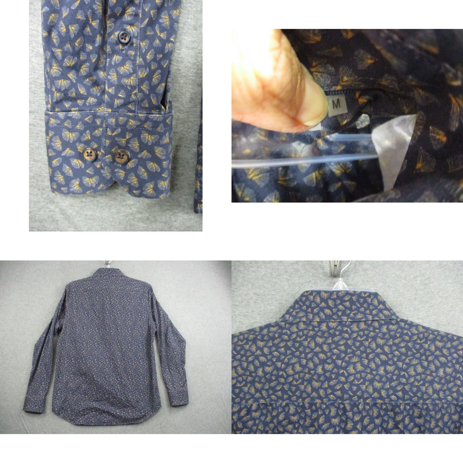 BUGATCHI BUGATCHI Shirt Medium Mens Animal Print Luxury Sport Classic 3 Way Stretch RARE Size US M / EU 48-50 / 2 - 8 Thumbnail