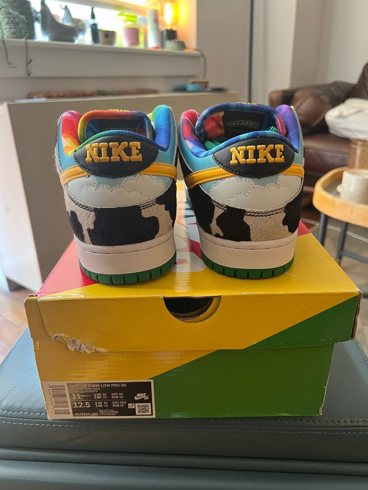 Nike Ben & Jerry’s Nike Dunk Low - Chunky Dunkys Size US 11 / EU 44 - 3 Thumbnail