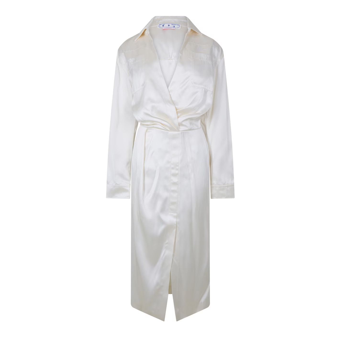 o1g2r1mq0125 Midi Dress in White