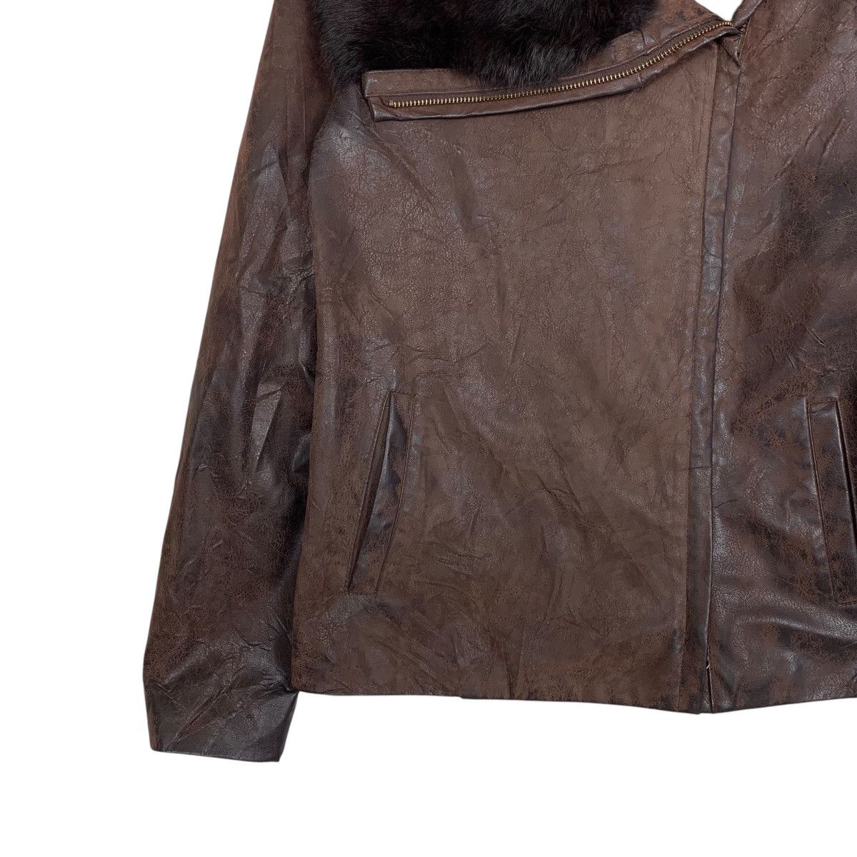 DKNY DKNY Rabbit Fur Shawl Asymmetrical Jacket #2765-C125 Size S / US 4 / IT 40 - 5 Thumbnail