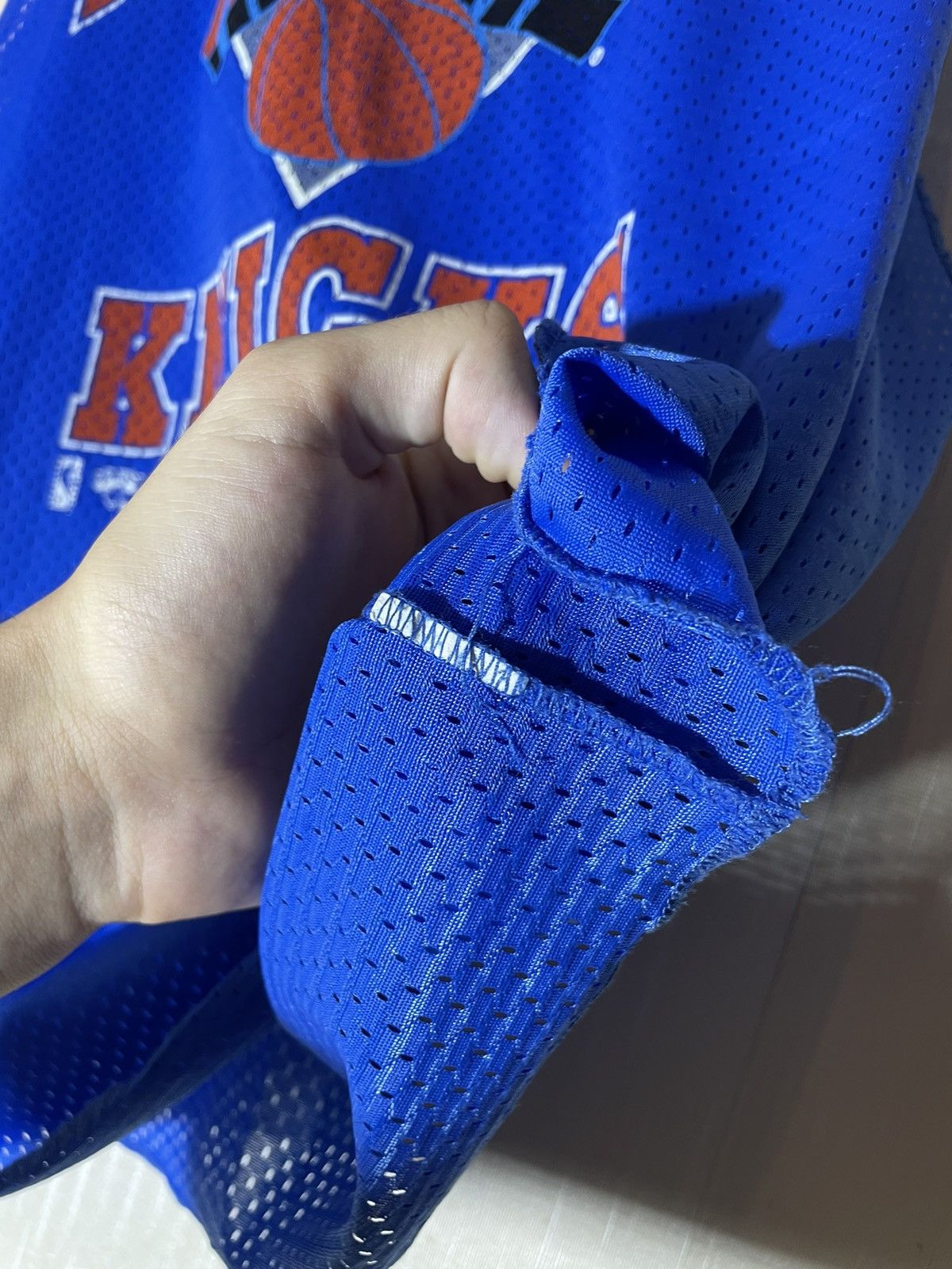 NBA × Vintage New York Knicks Salem NBA vintage jersey 90s Size US L / EU 52-54 / 3 - 8 Thumbnail