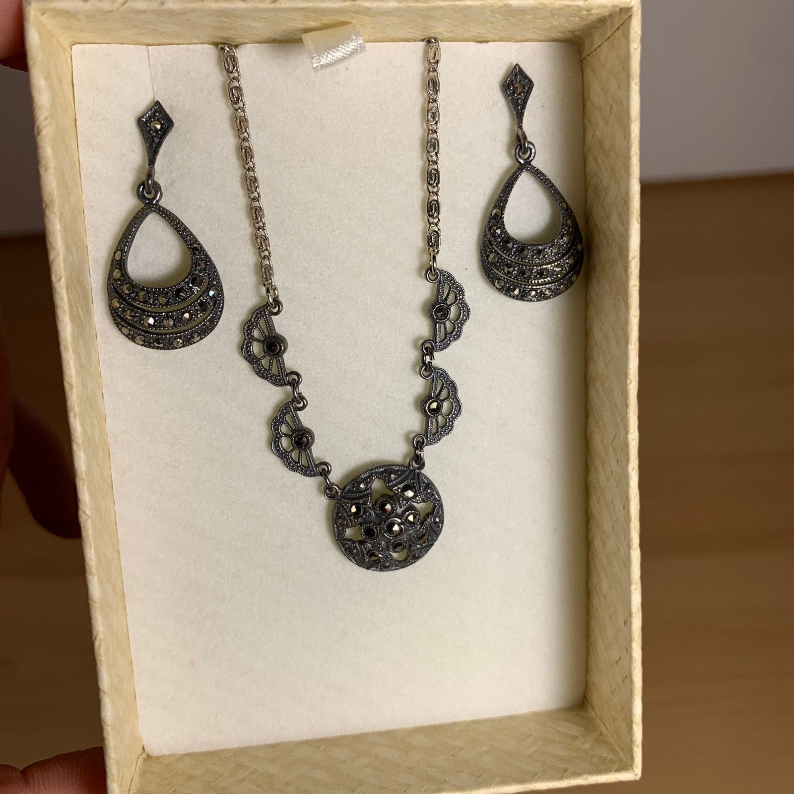 Other Biondi Sterling Silver 925 Necklace with Earring Size ONE SIZE - 5 Thumbnail