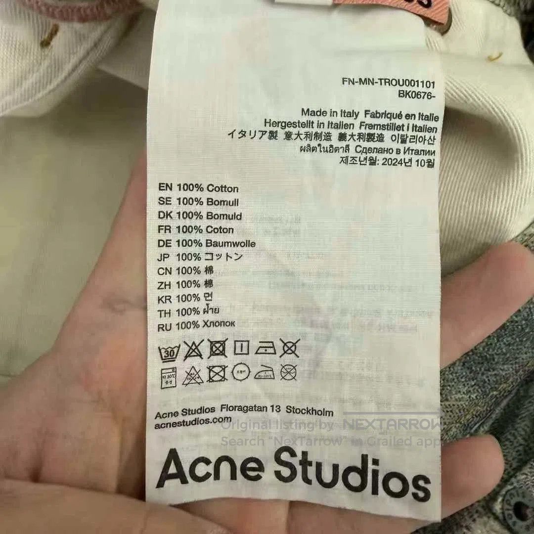 Acne Studios acne studios ss25 3d chain print pants. Size US 38 / EU 54 - 6 Thumbnail