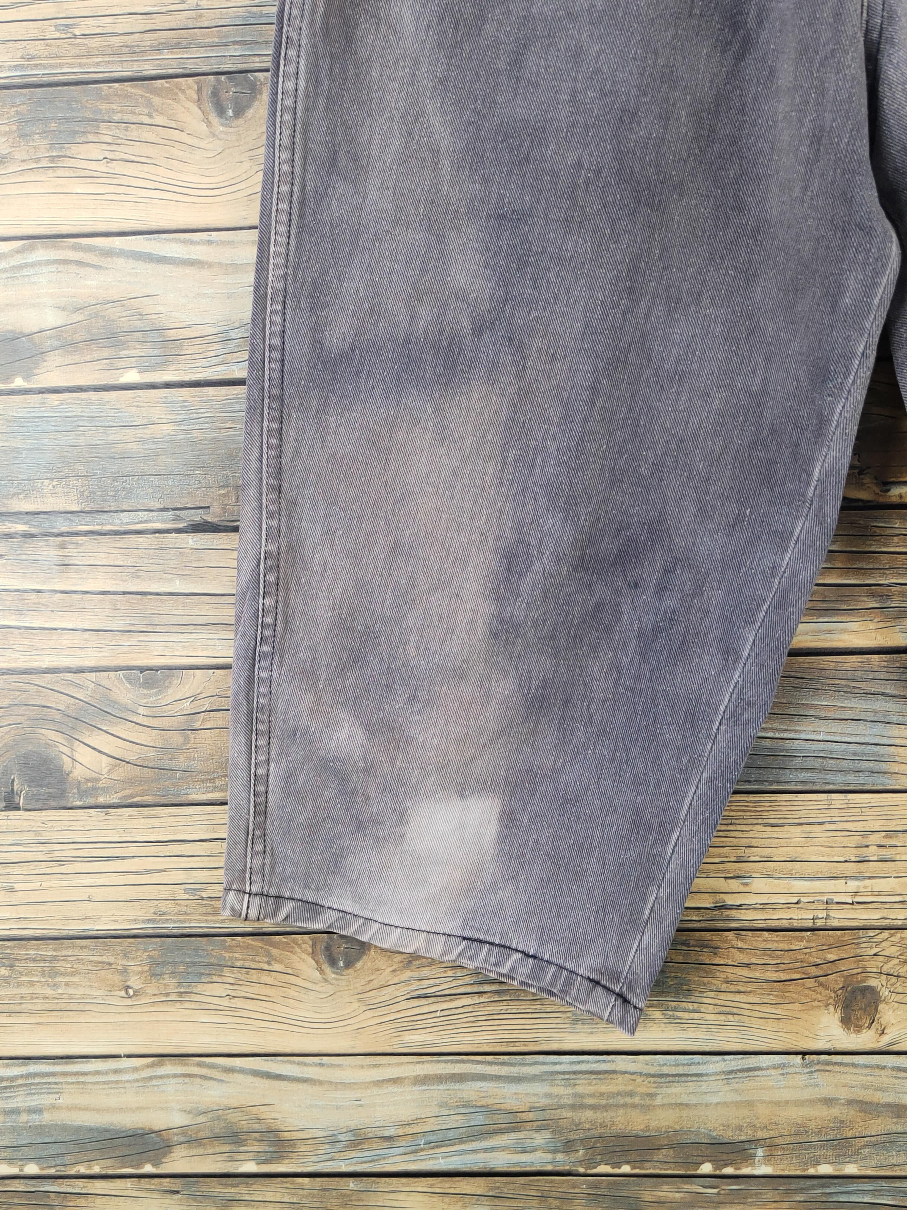 Big John Big John Dark Gray Distressed Ripped denim Jeans #W1586 Size US 28 / EU 44 - 4 Thumbnail