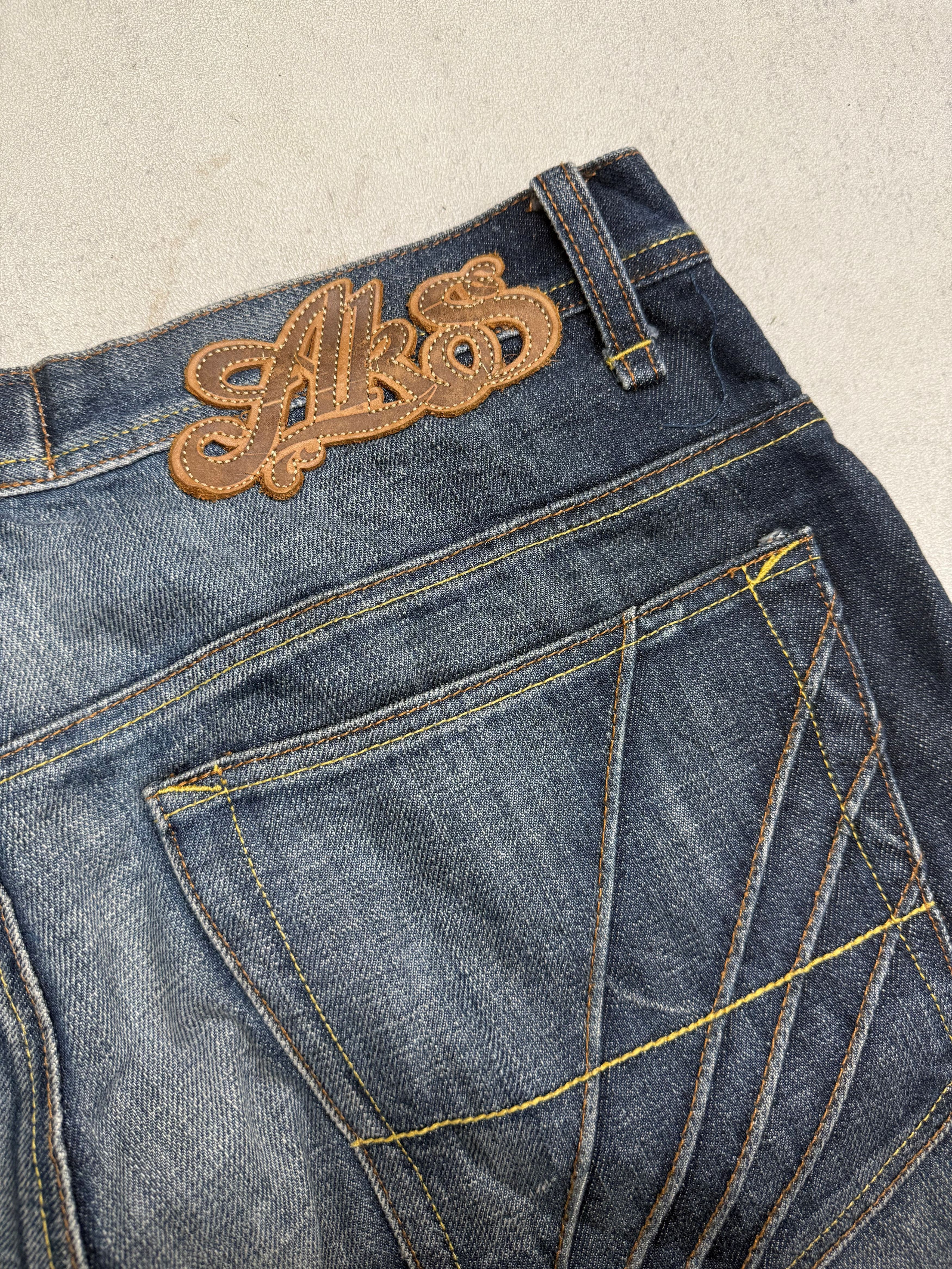 Akademiks Vintage Y2K Akademiks Baggy Shorts Denim Jorts Size US 34 / EU 50 - 6 Thumbnail