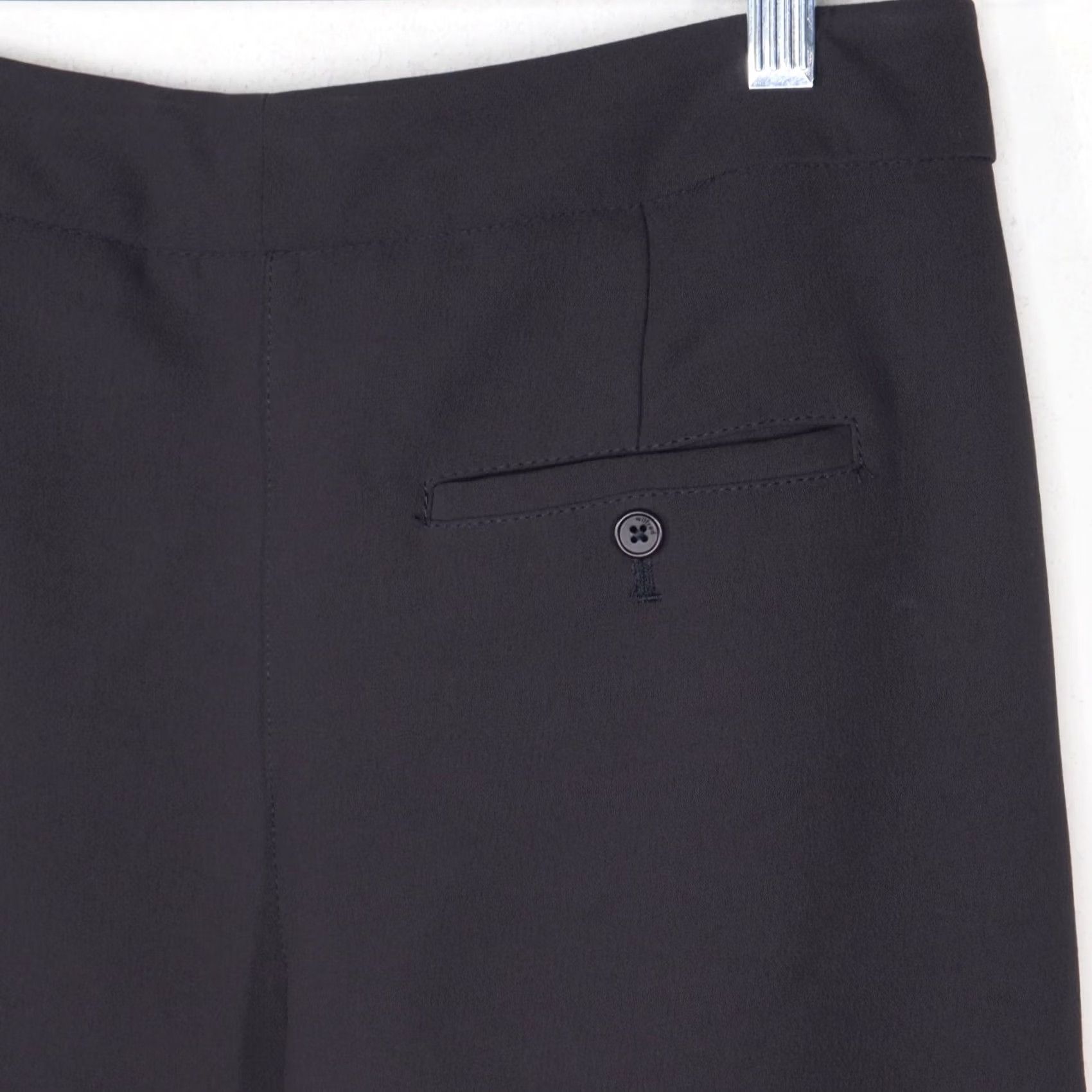 Vintage Womens Wilfred Black Crepe Cropped Jogger Pants Size 0 Drawstring Size 25" / US 0 / IT 36 - 5 Thumbnail