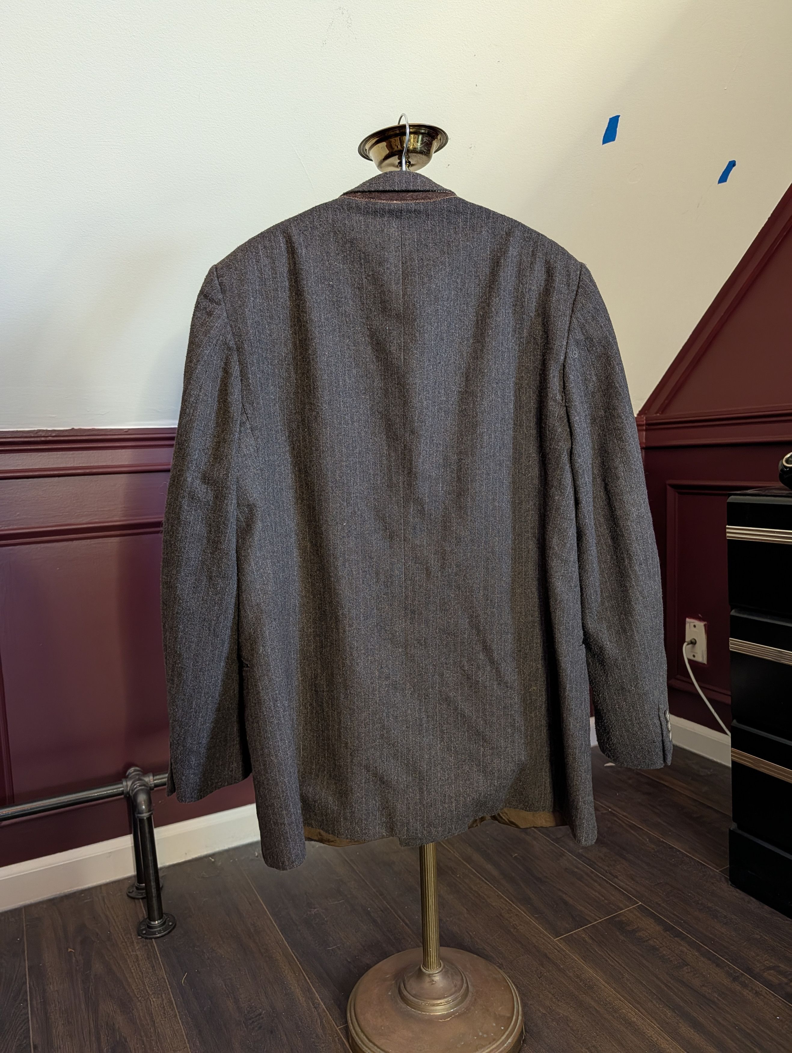 Ducati Hand tailored vintage double breasted speckled weave jacket Size 40R - 9 Thumbnail