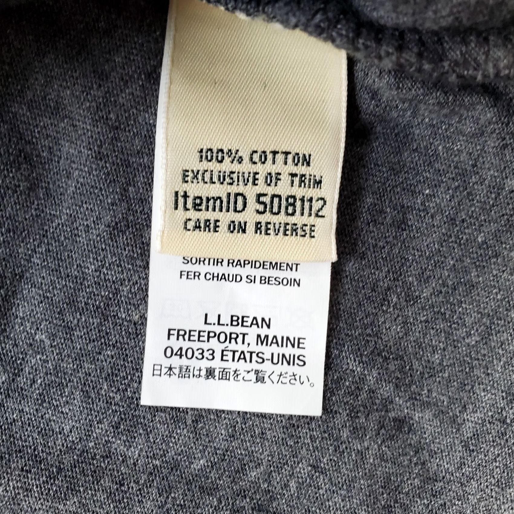 Vintage L.L. Bean Shirt Mens XXL Gray Traditional Fit Raglan Sleeve Turtleneck Pullover Size US XXL / EU 58 / 5 - 6 Thumbnail