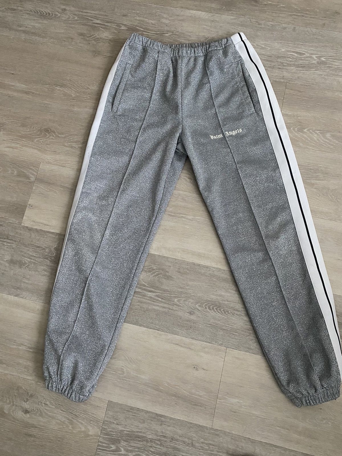 Palm Angels Palm angels glittered track pants unisex Size US 32 / EU 48 - 1 Thumbnail