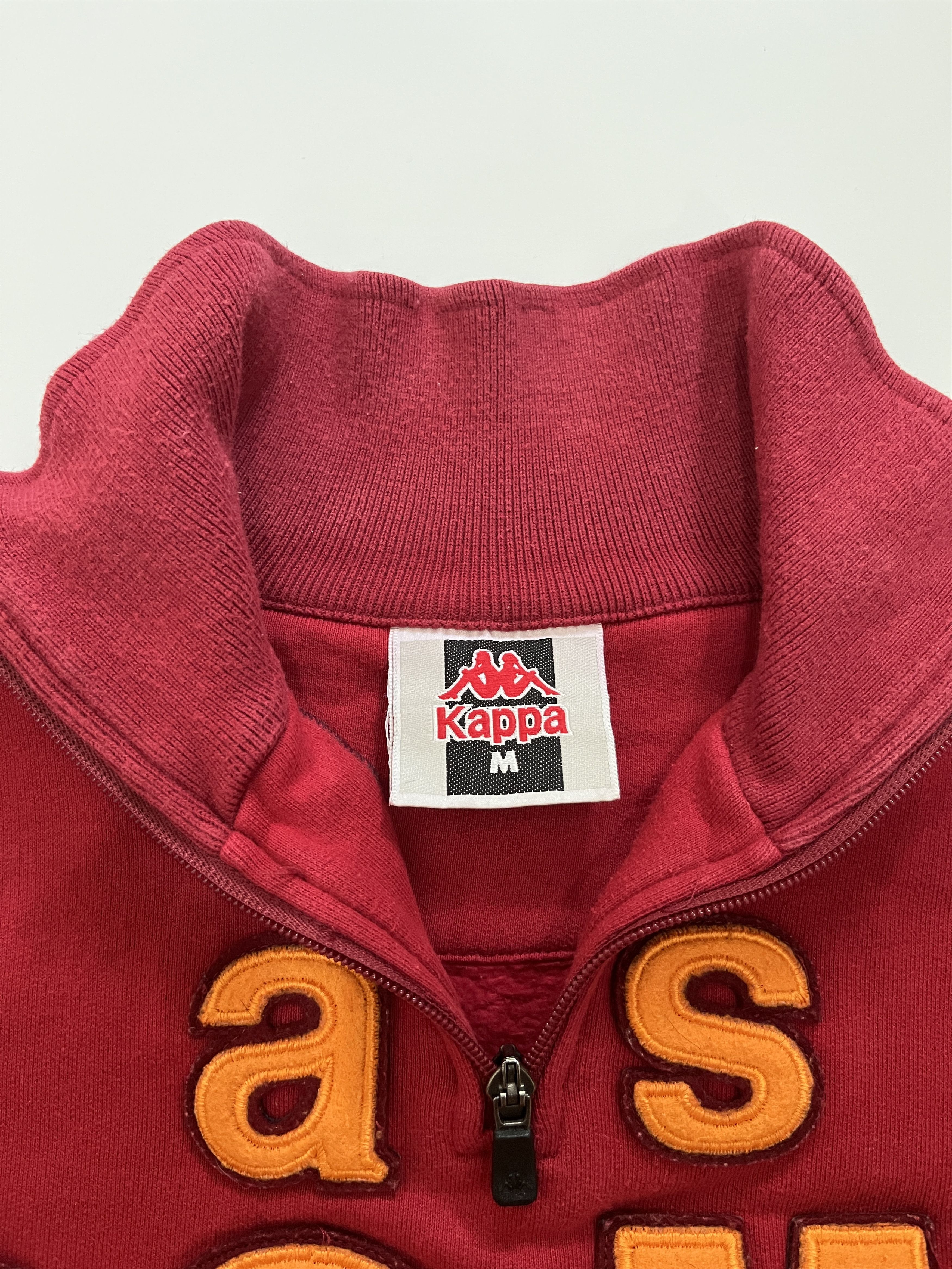 Kappa Vintage Kappa AS Roma quarter zip sweatshirt Size US M / EU 48-50 / 2 - 3 Thumbnail