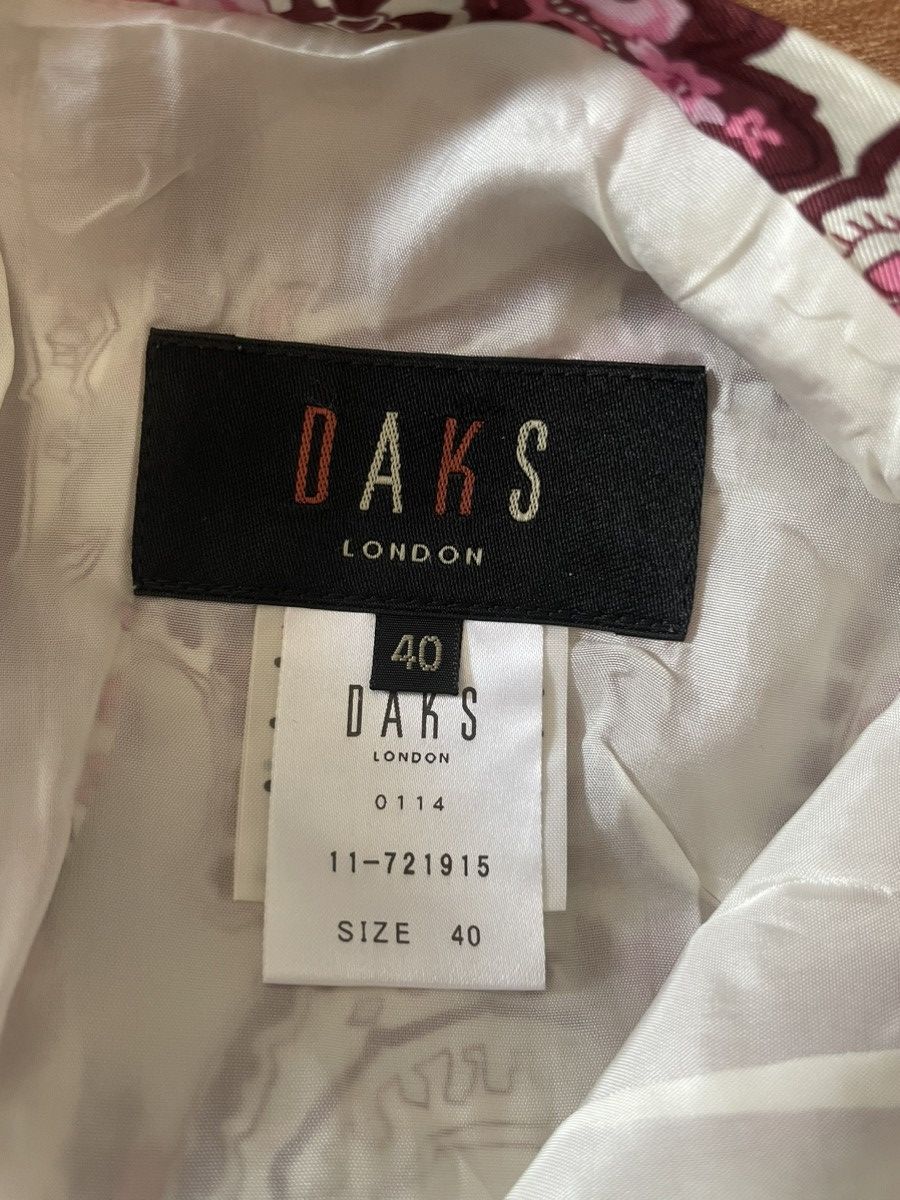 DAKS Daks London Paisley Skirt Size 28" / US 6 / IT 42 - 4 Thumbnail