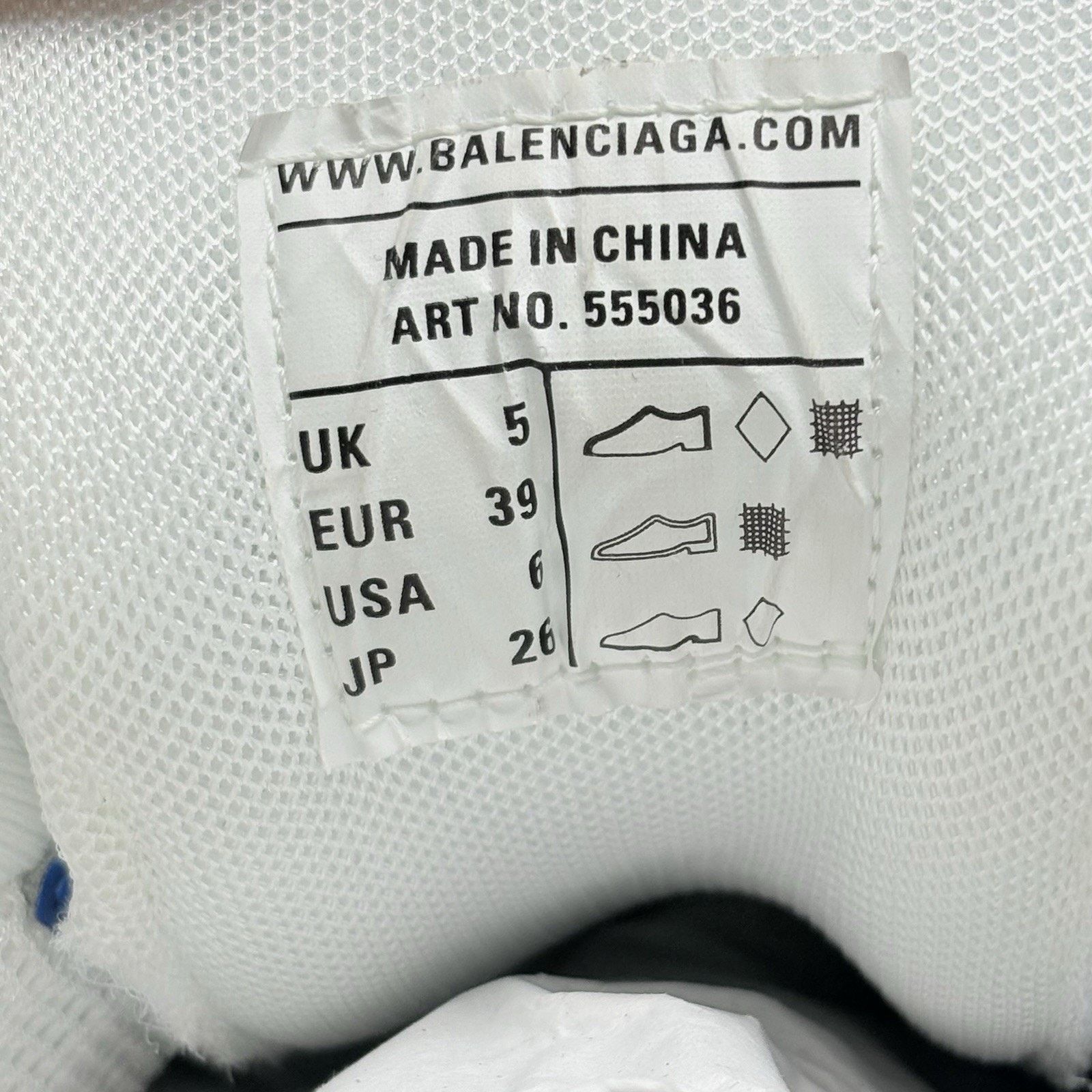 Balenciaga Balenciaga Track LED Sneaker ' White Blue ' | BRAND NEW Size US 6 / EU 39 - 14 Thumbnail