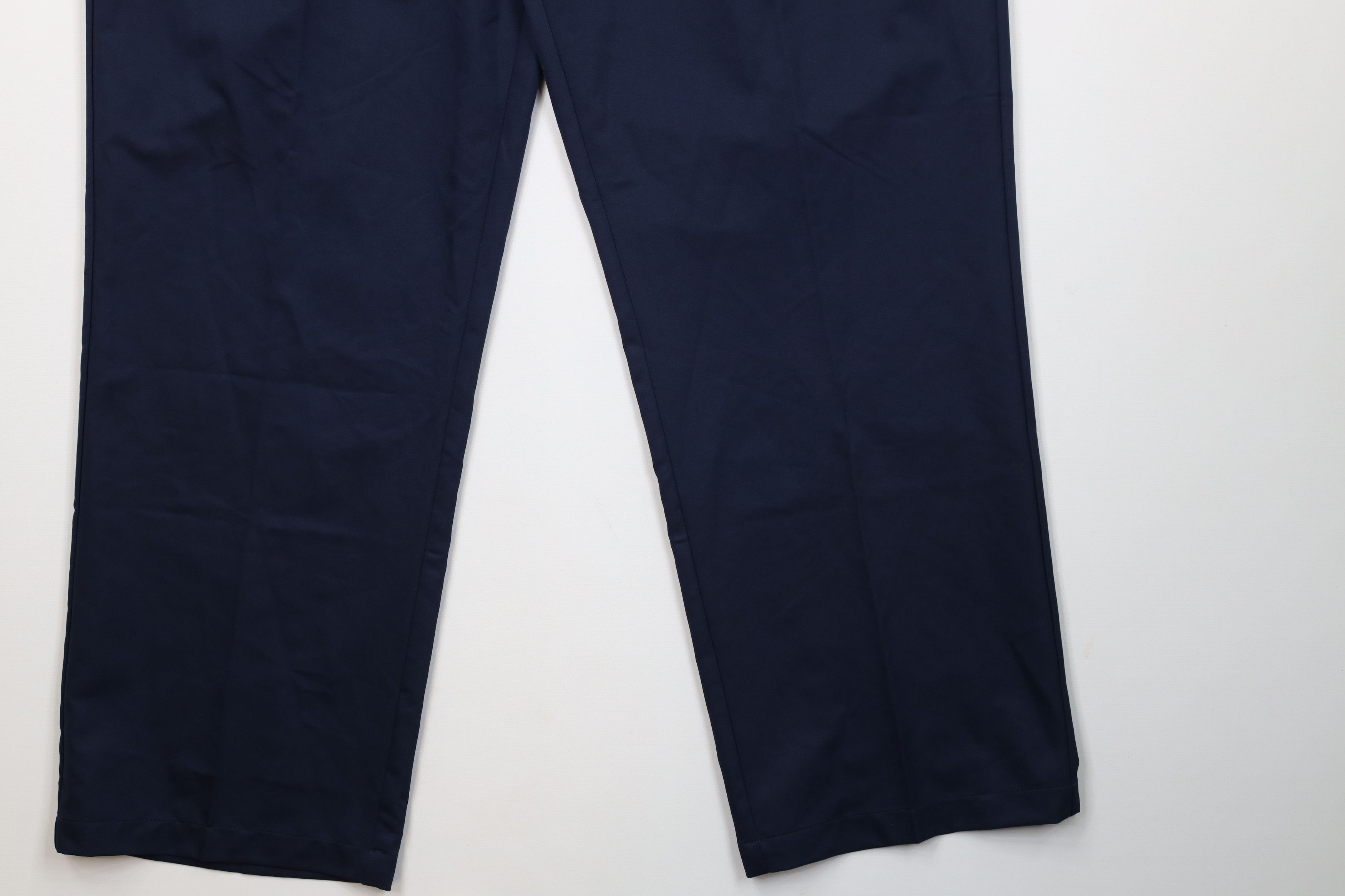 Adidas Vintage Y2K Adidas Golf Spell Out Wide Leg Chino Pants Blue Size US 38 / EU 54 - 4 Thumbnail