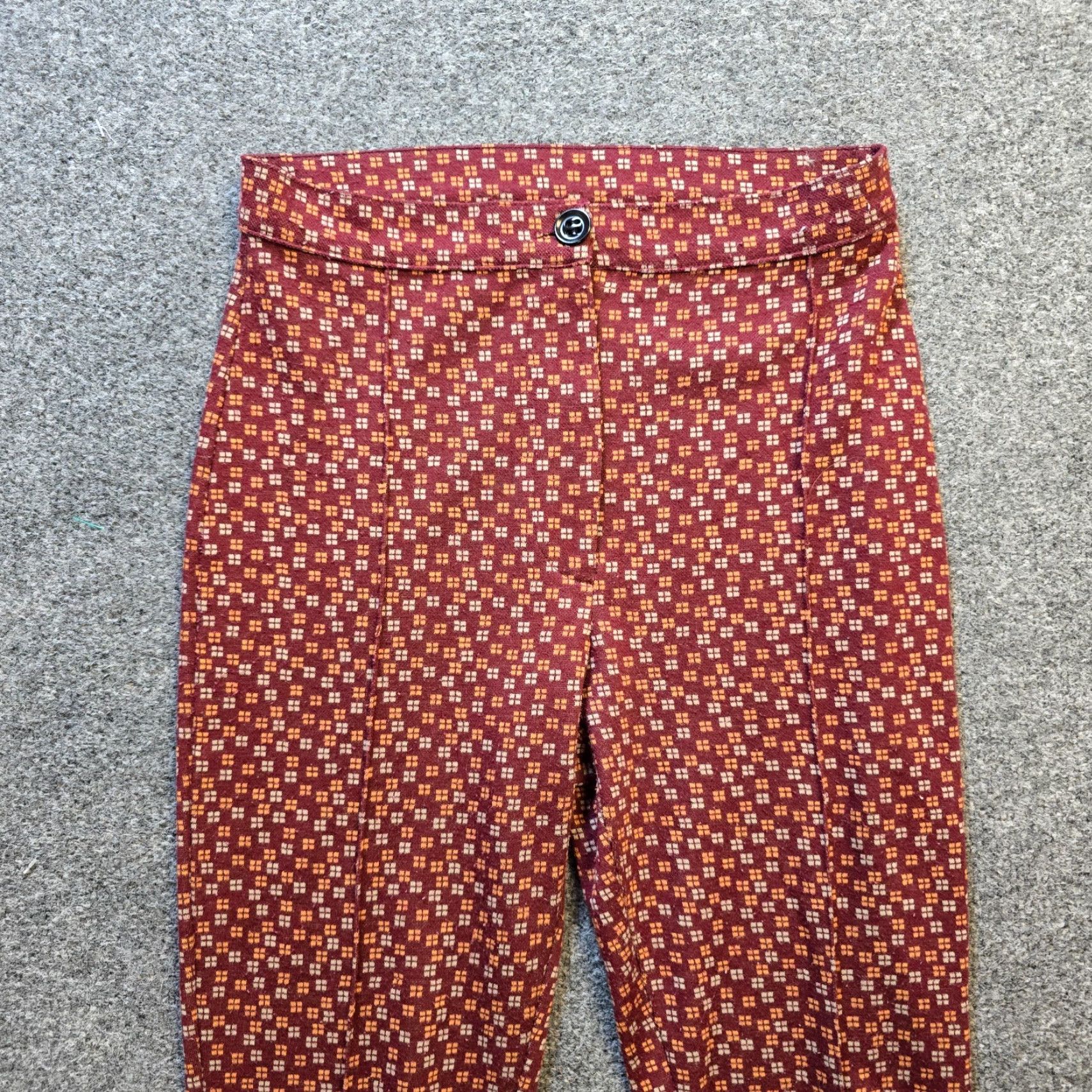 Free People Free People Pants Womens Size 2 Red Knit Stretch Skinny Office Career Casual Size 26" / US 2 / IT 38 - 2 Thumbnail