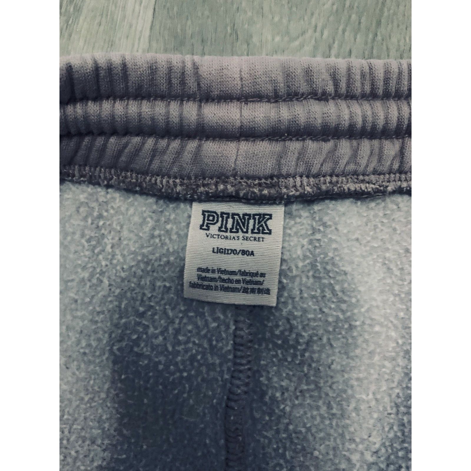 Victoria's Secret VICTORIA’S SECRET PINK Violet Jogger Pocket Drawstring Sweatpants Large Pants Women Violet Regular Relaxed Tapered Drawstring Pockets Solid Violet Size 36" / US 14 / IT 50 - 3 Thumbnail