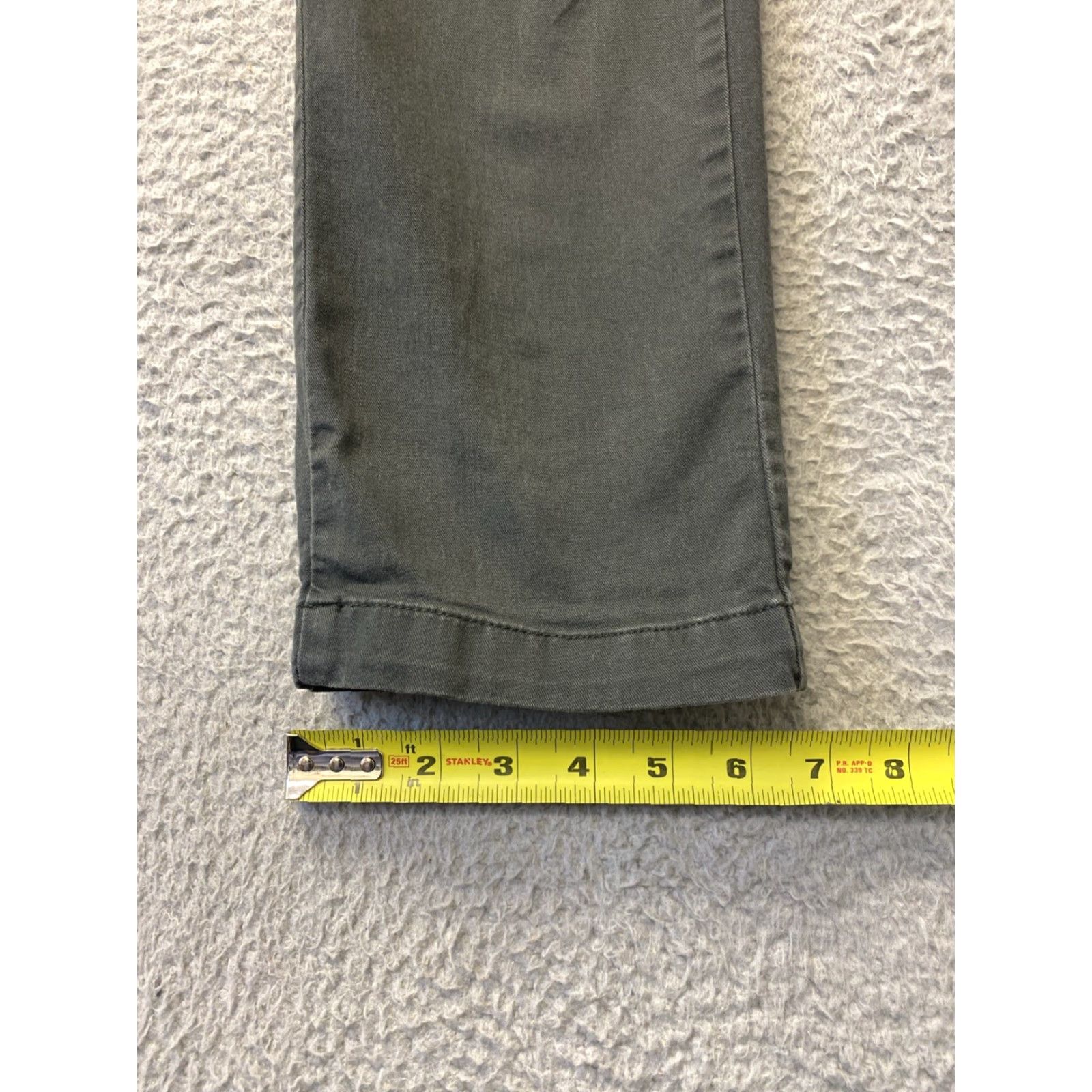 Uniqlo Uniqlo Stretch Chino Pants Men Slim Fit 31 x 34 Gray Flat Front_zip Stretch Casual Formal City Preppy Mens Size US 31 - 5 Thumbnail