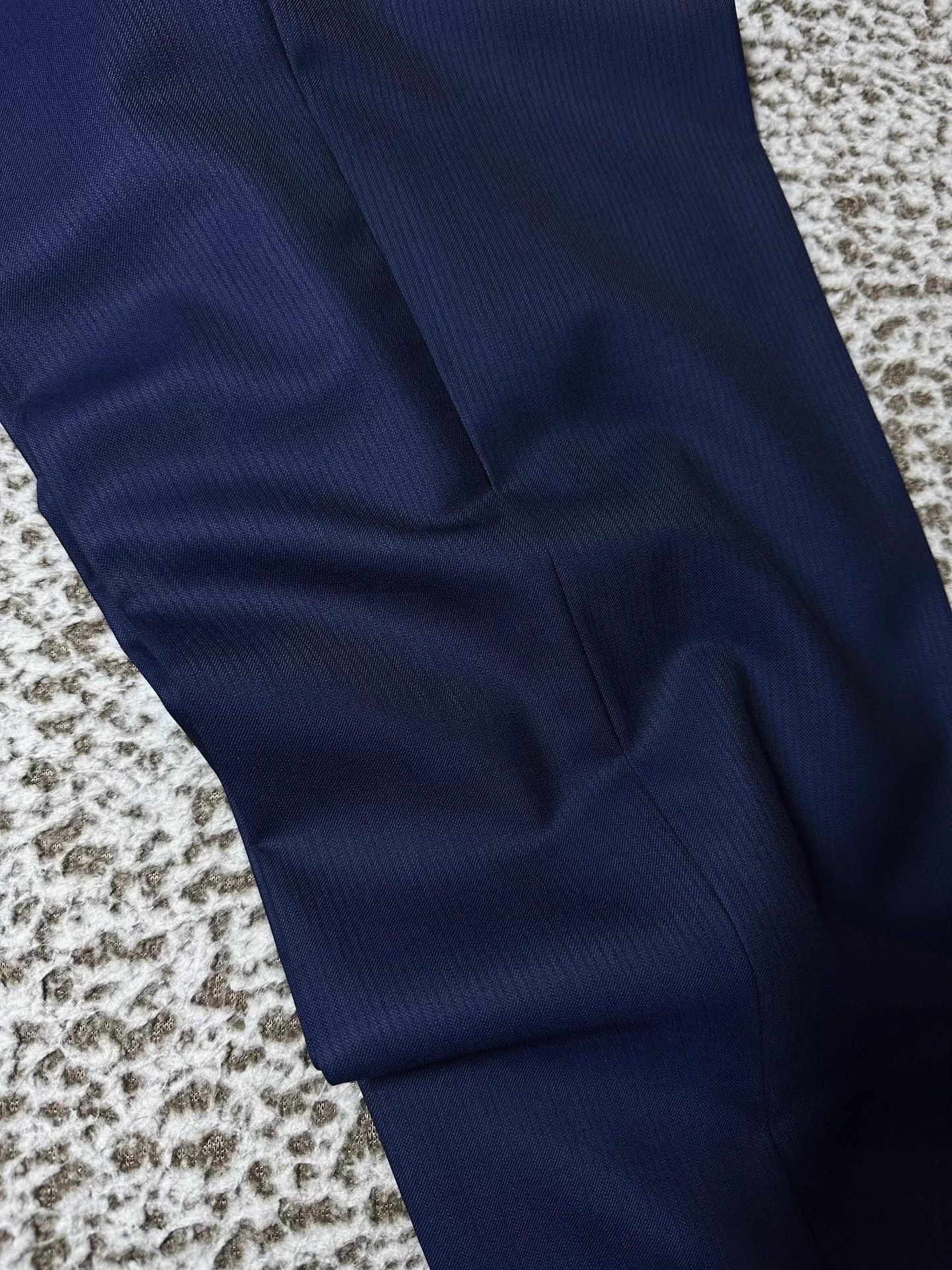 Ermenegildo Zegna Zegna XXX handmade 120s Navy Suit 56 Size 54R - 8 Thumbnail