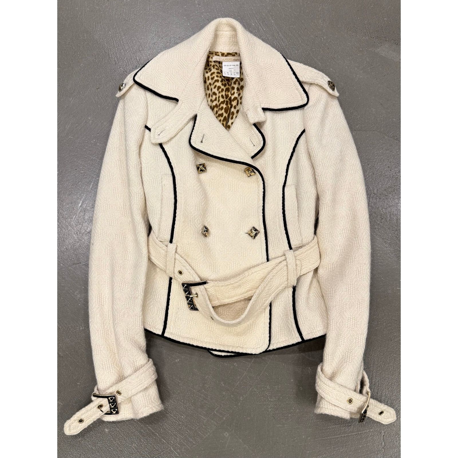Roberto Cavalli 2000s Roberto Cavalli tweed set jacket & skirt Size M / US 6-8 / IT 42-44 - 3 Thumbnail