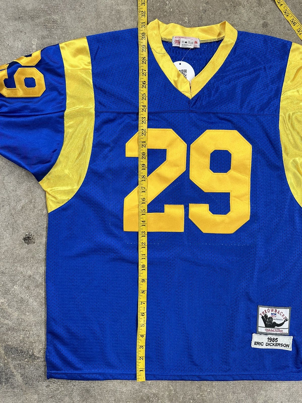 Mitchell & Ness Vintage 90s Mitchell & Ness Dickerson St.Louis Rams Jersey Size US XL / EU 56 / 4 - 16 Thumbnail