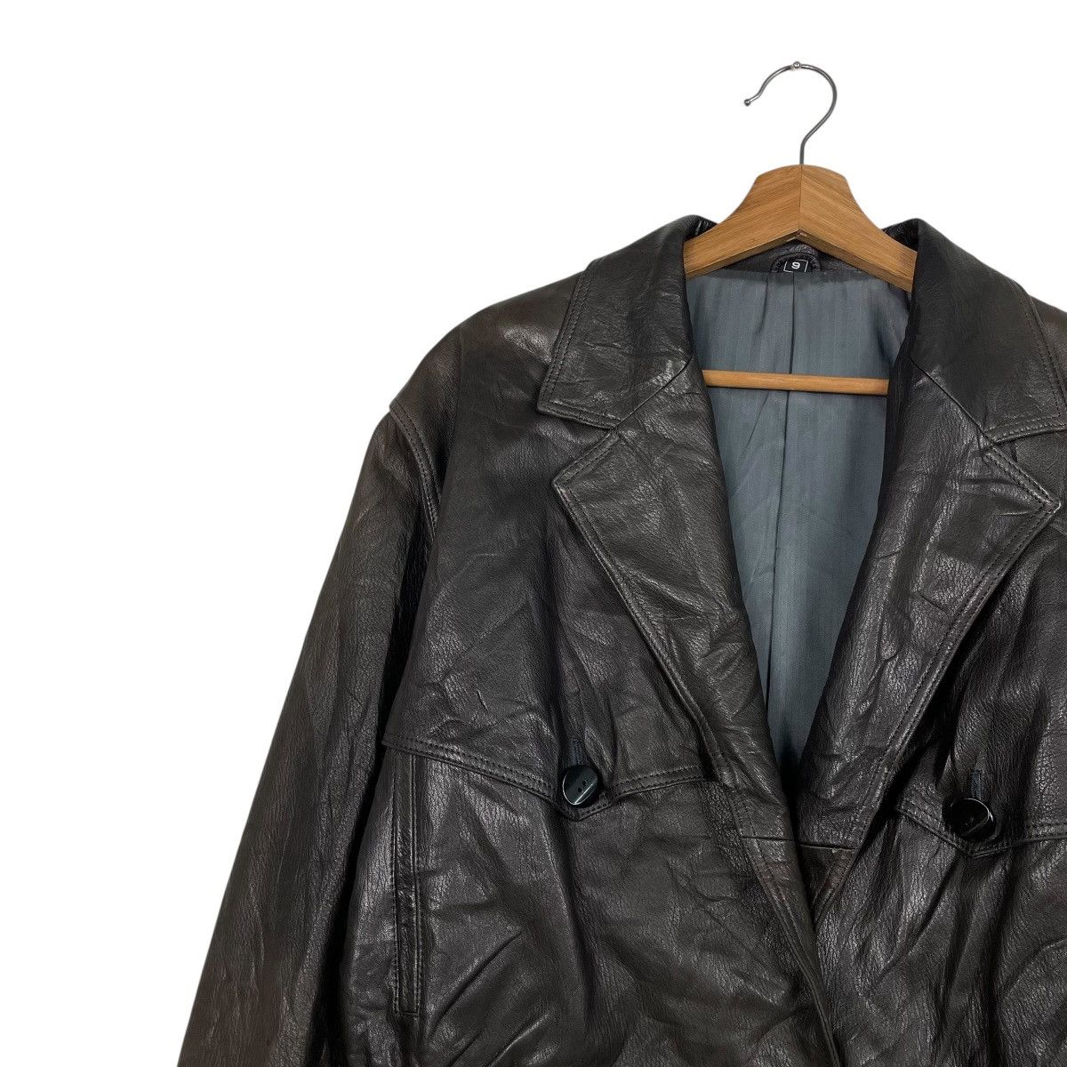 Japanese Brand Talk To By Tokyo Fur Leather Jacket Size M / US 6-8 / IT 42-44 - 6 Thumbnail