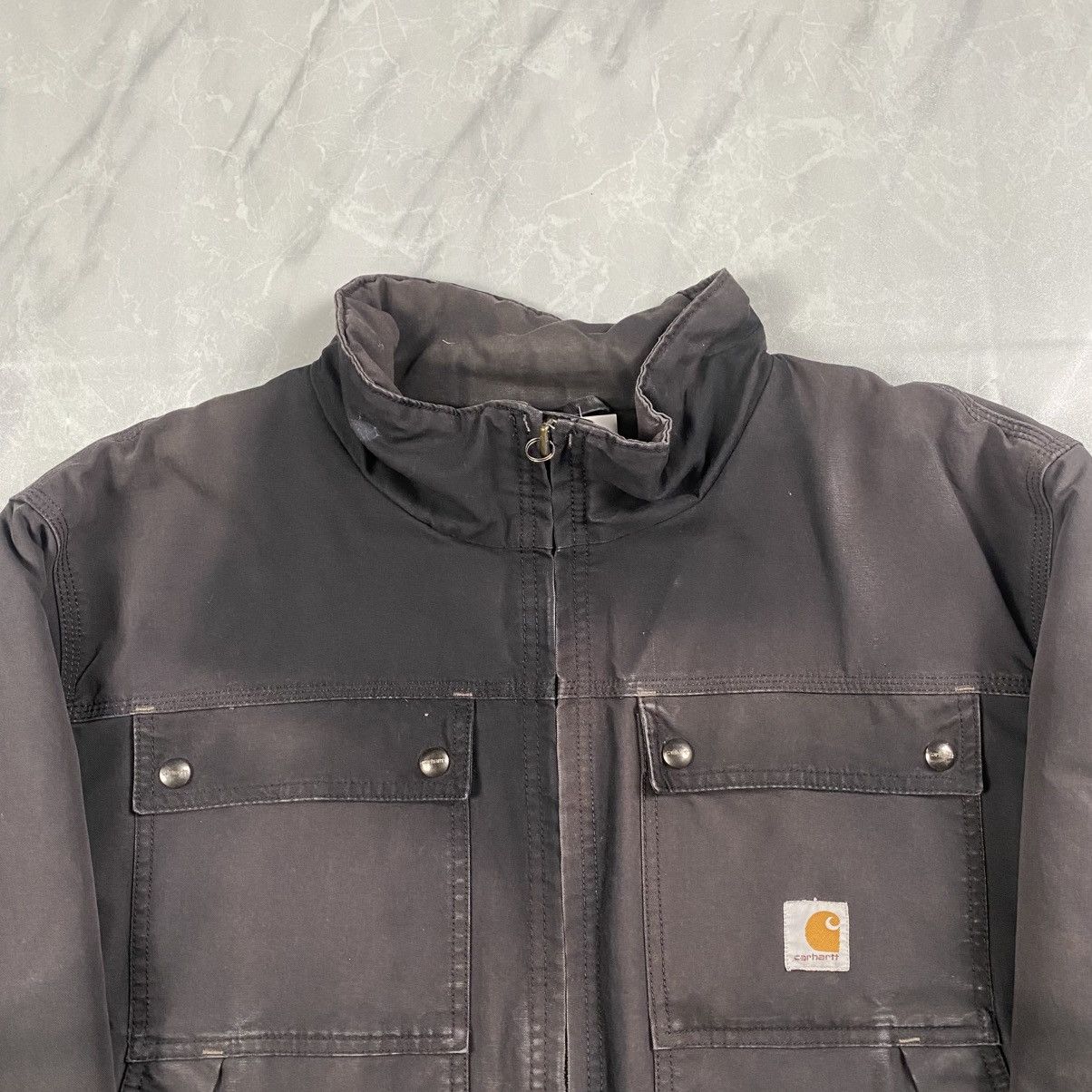 Carhartt Grail Vintage Carhartt Quick Duck Sunfaded Distressed Jacket Size US XL / EU 56 / 4 - 6 Thumbnail