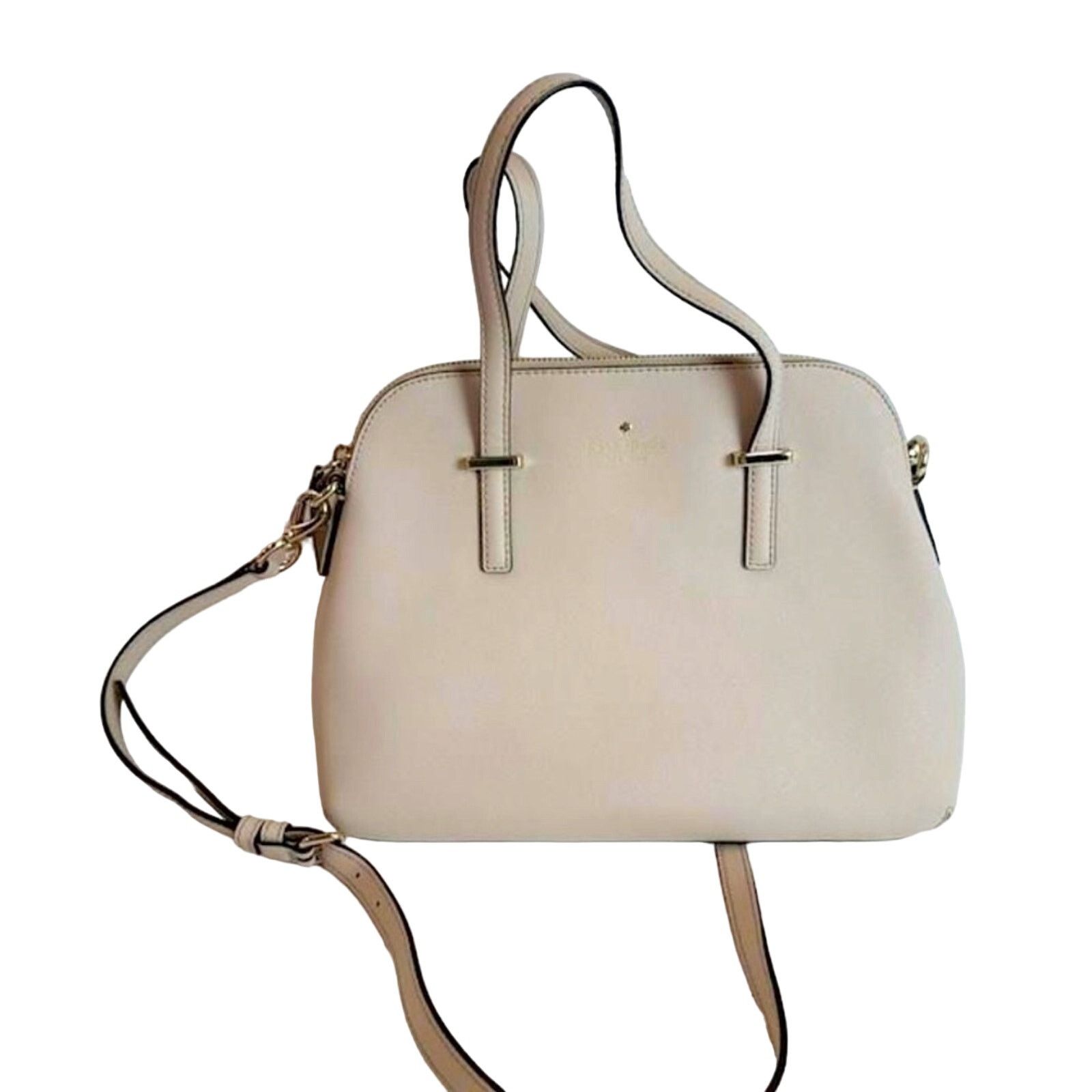 Kate Spade KATE SPADE New York Cream Leather Top Handle Bag Size ONE SIZE - 1 Thumbnail