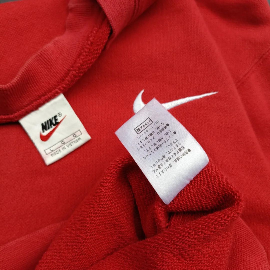Nike Vintage 90s Nike small swoosh Sweatshirts Size US L / EU 52-54 / 3 - 5 Thumbnail