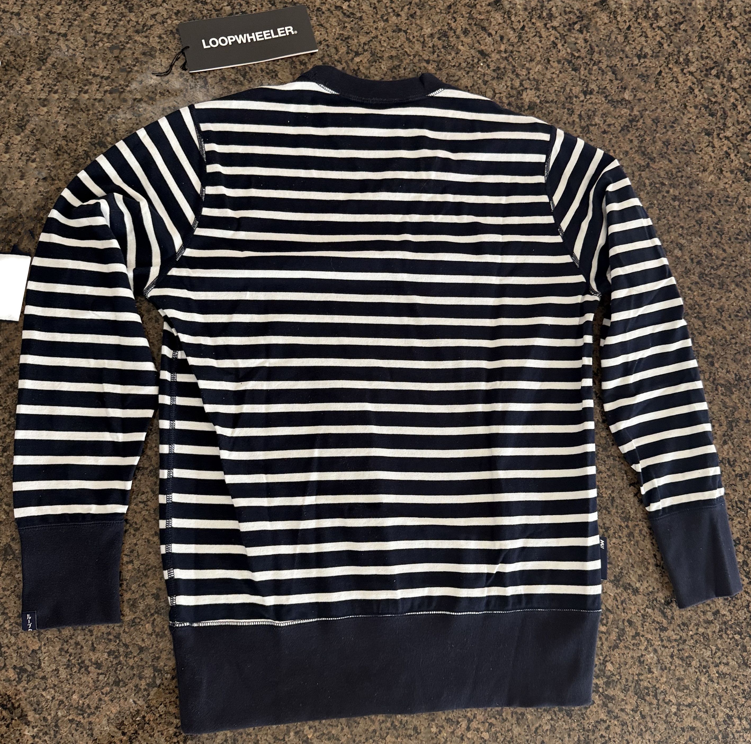 Loopwheeler Loopwheeler Striped Knit Sweatshirt Shirt JAPAN Authentic Size US M / EU 48-50 / 2 - 4 Thumbnail