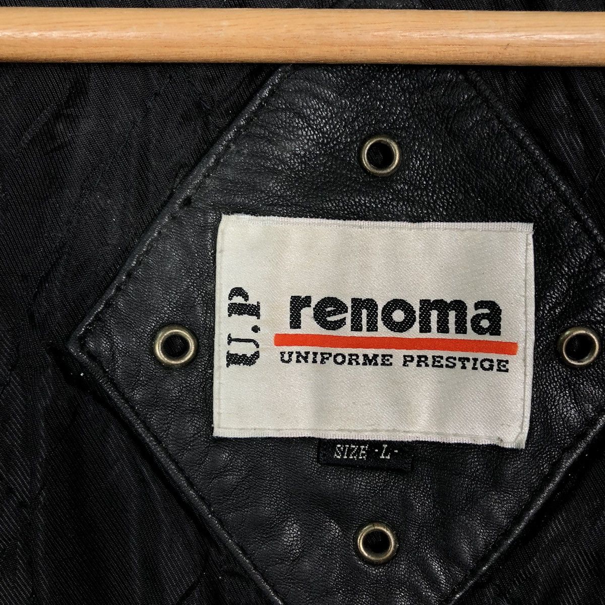 Genuine Leather 🔥90s Vintage Genuine Leather Biker Jacket Renoma Japan Made Size US L / EU 52-54 / 3 - 13 Thumbnail