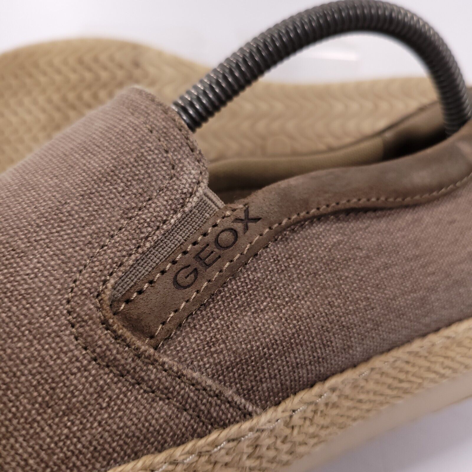 Geox Goex Espadrilles Flat Womens Size 10 40 U52B7B Brown Beige Size US 10 / IT 40 - 8 Thumbnail