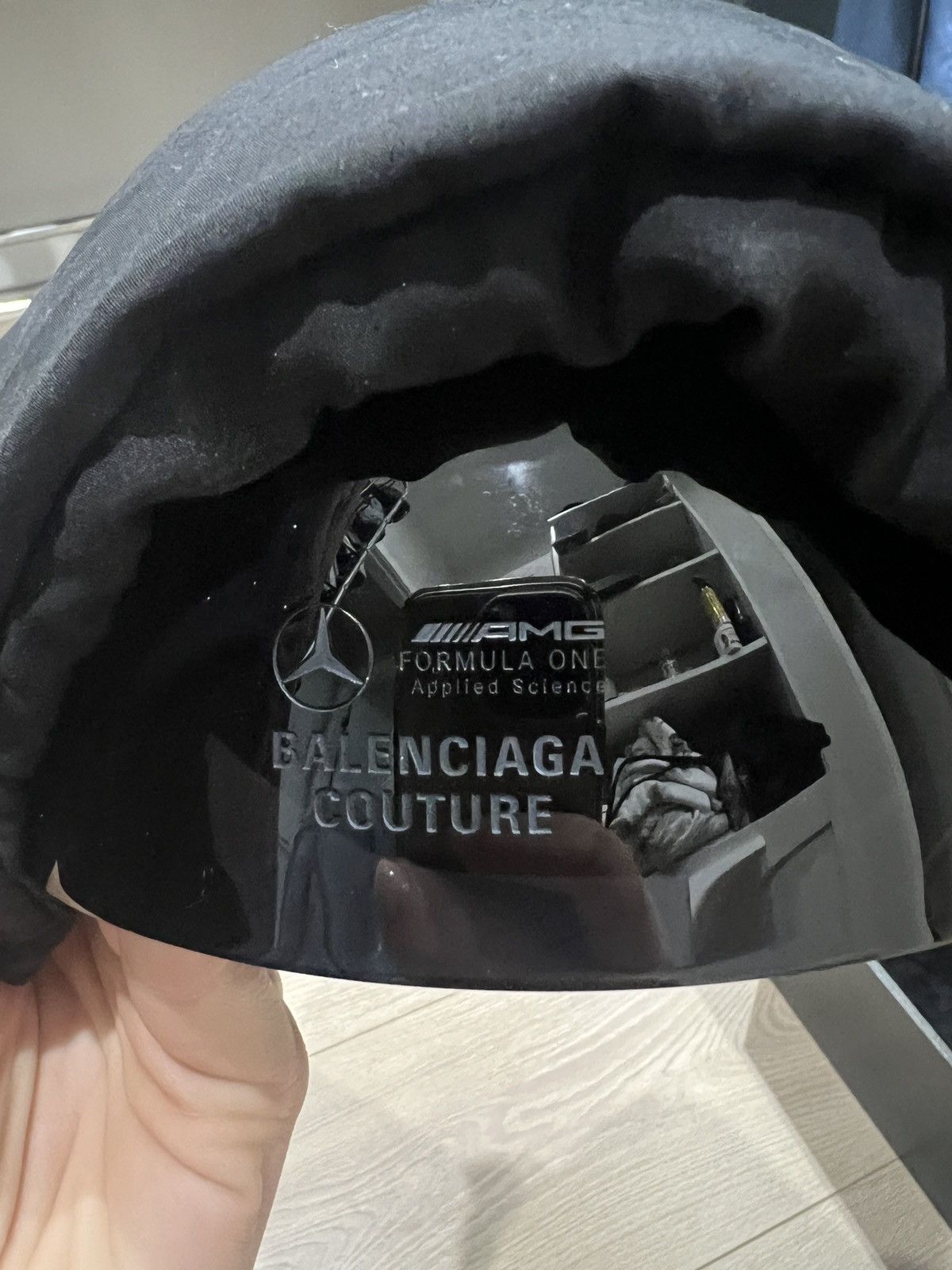 BALENCIAGA COUTURE x MERCEDES AMG FACESHIELD BY DEMNA