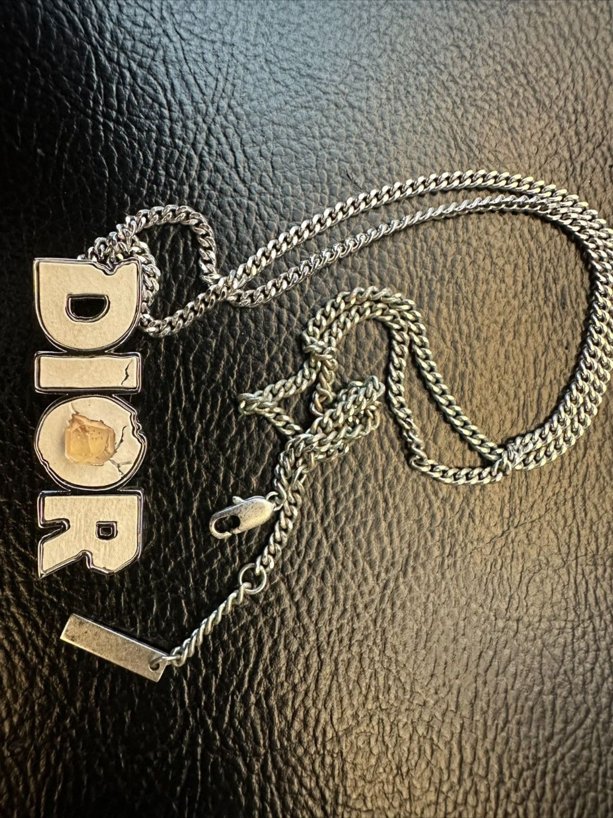 image of Dior And Daniel Arsham Necklace in White, Men's