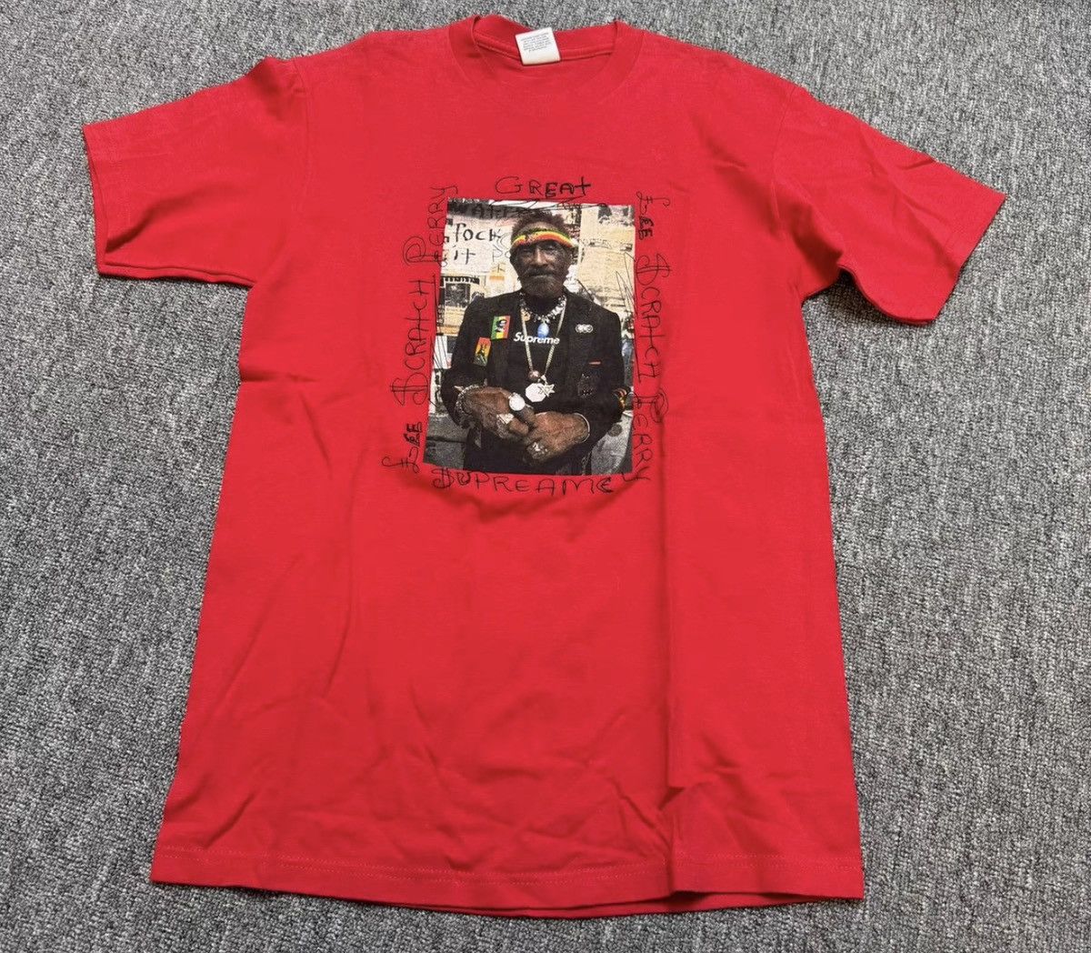Supreme Supreme Lee Perry photo tee medium red Size US M / EU 48-50 / 2 - 1 Thumbnail