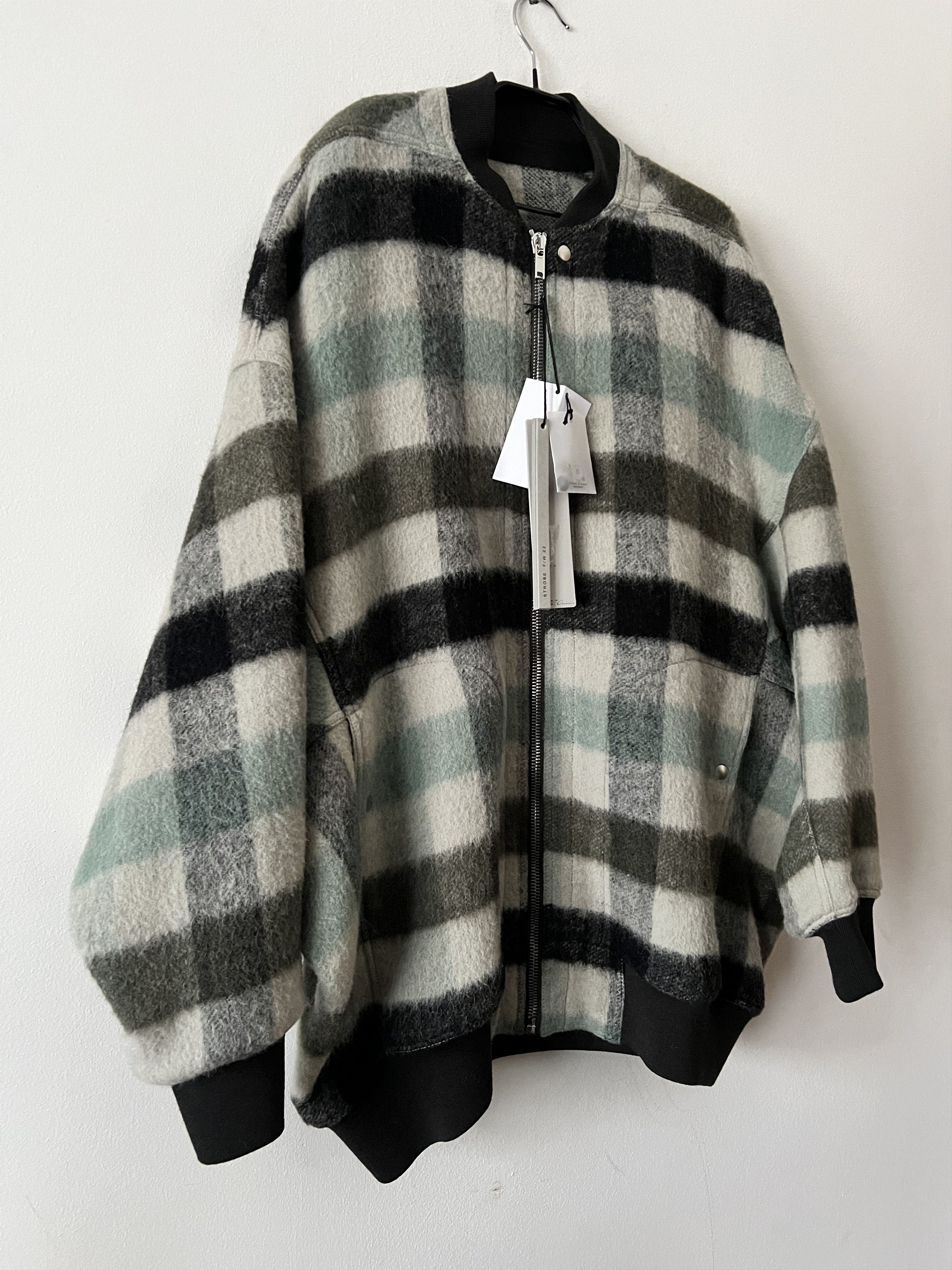 Rick Owens Jumbo Peter Flight Pearl Plaid Size US M / EU 48-50 / 2 - 3 Thumbnail