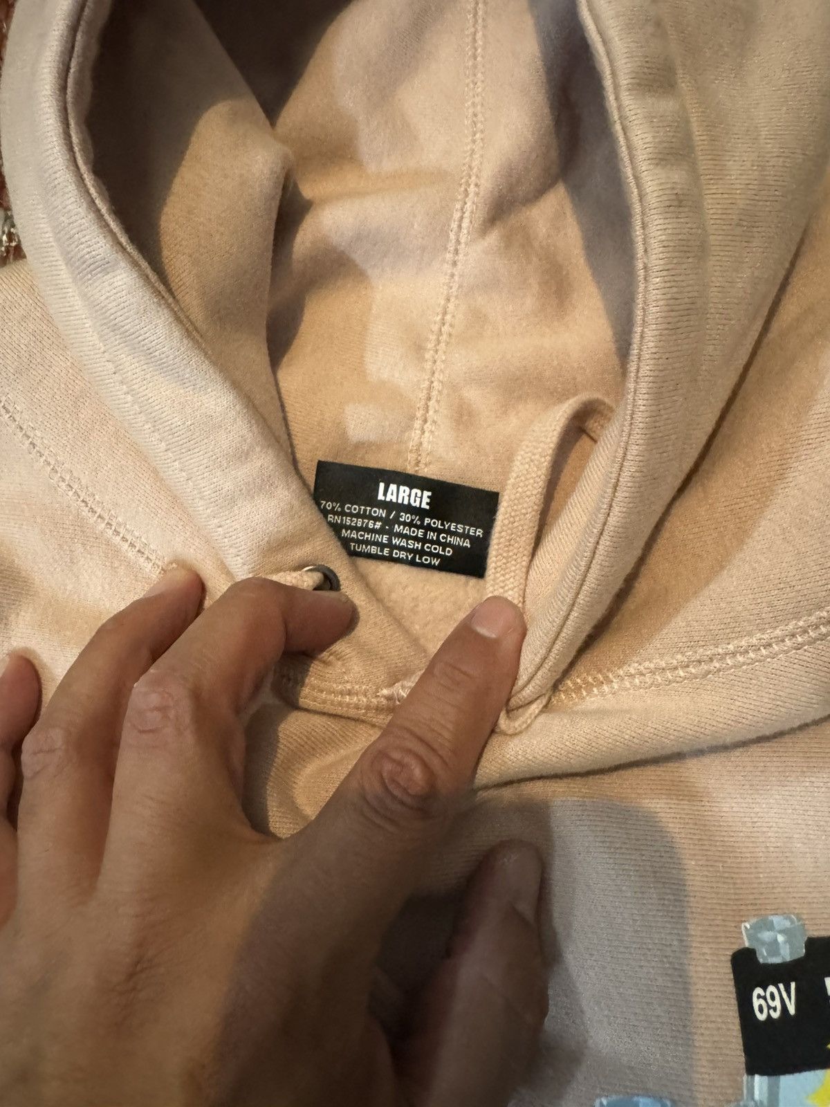 Pleasures Pleasures Battery Hoodie Peach Hoodie DSWNT Sz L Size US L / EU 52-54 / 3 - 3 Thumbnail